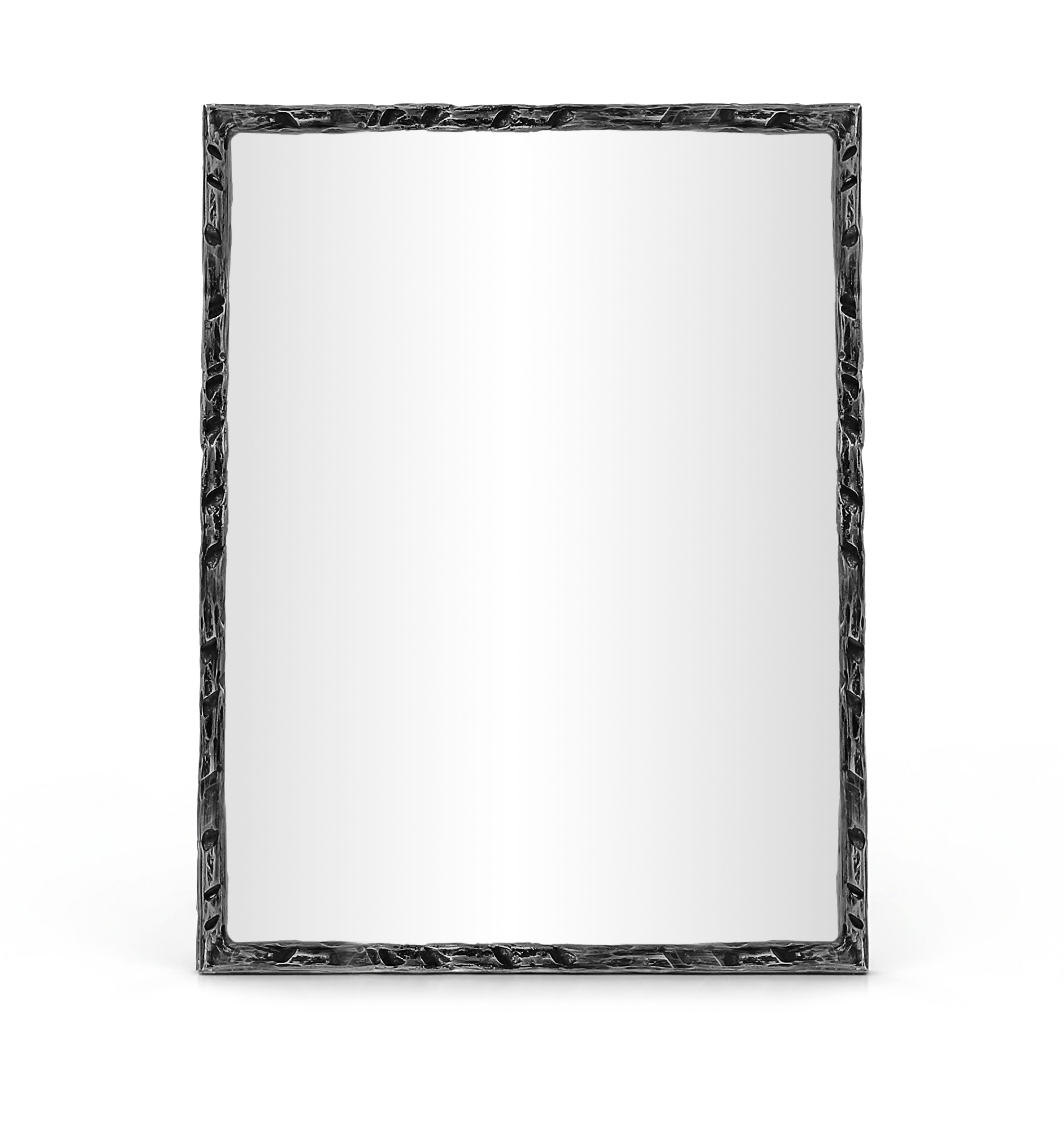 Hammer - 48" x 36" Iron Mirror - Black