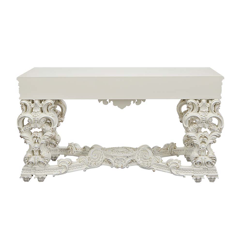 Adara - Sofa Table - Antique White, beige, view 2