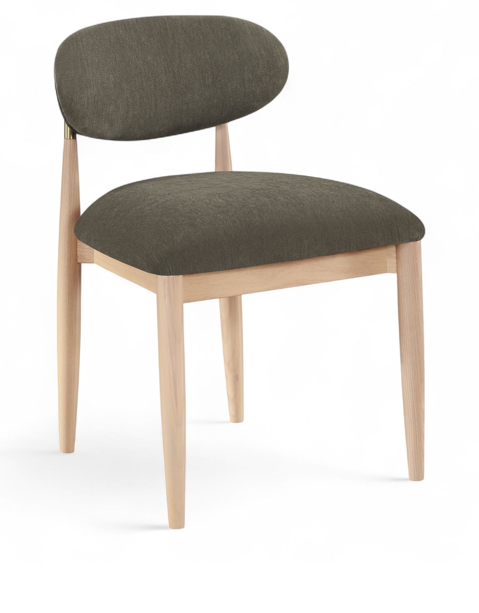 Riccio - Performance Fabric Upholstered Dining Side Chair (Set of 2) - Brown