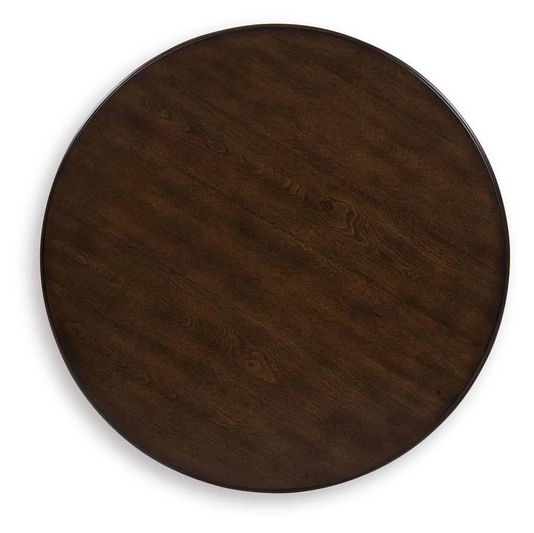 Ashley Furniture Frallyn - Round End Table - Dark Brown - Image 4
