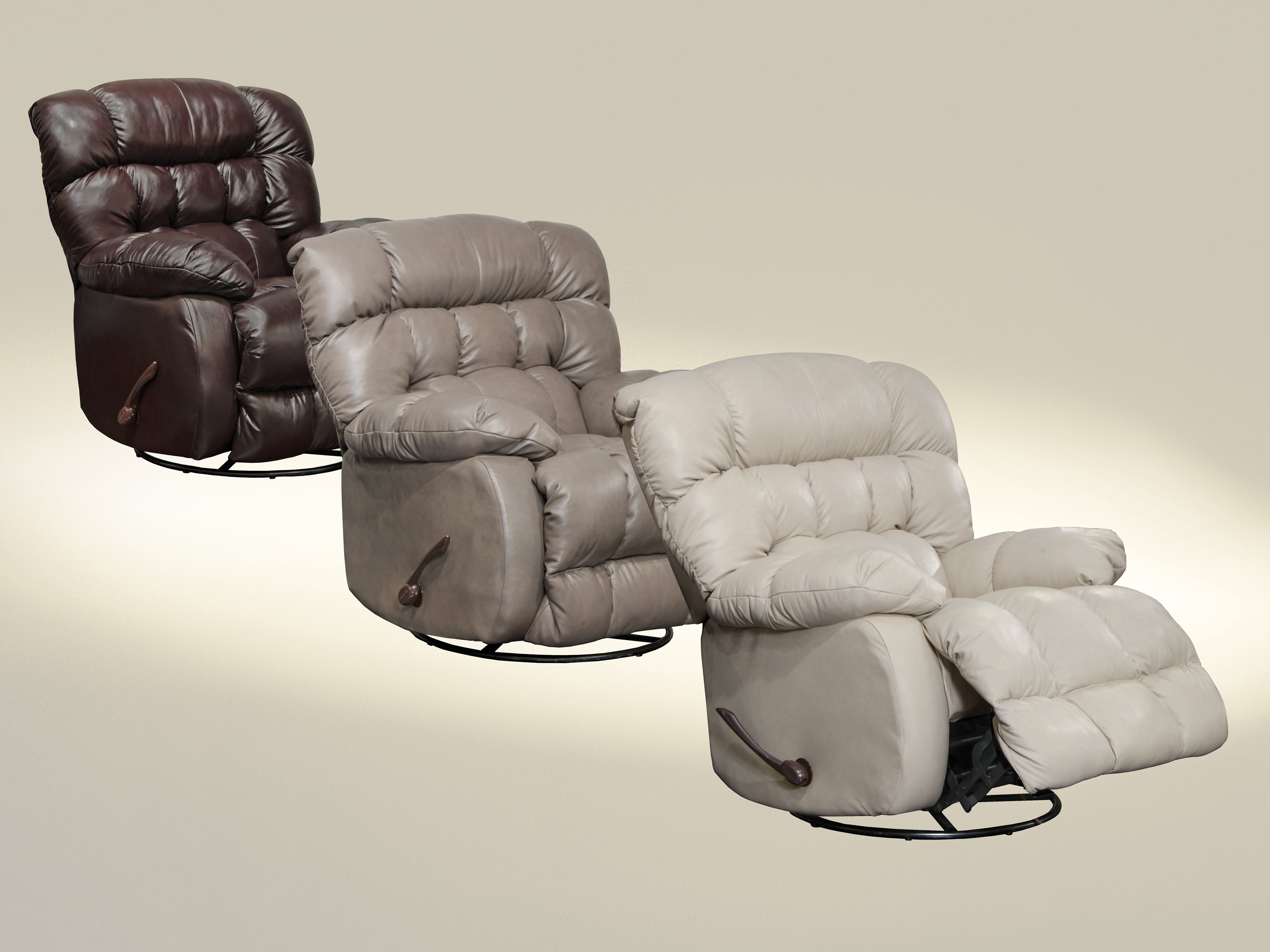 Pendleton - Chaise Swivel Glider Recliner - Chocolate