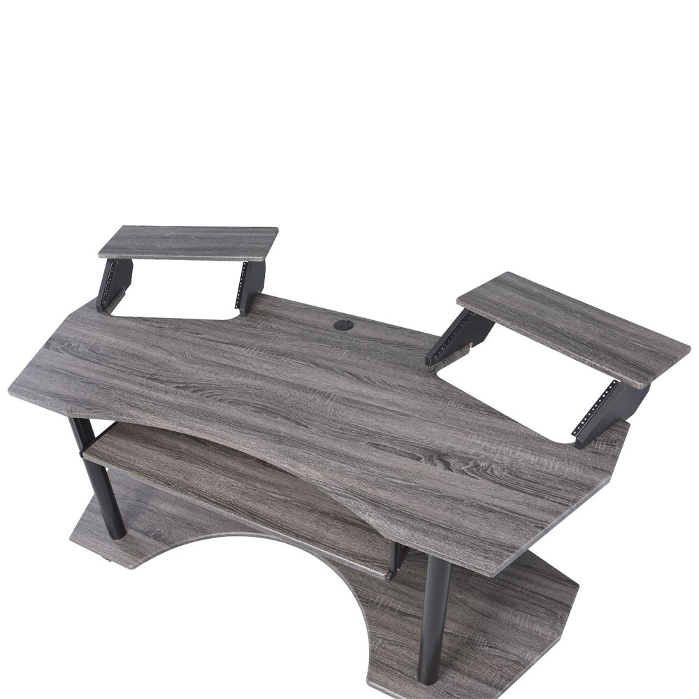 Eleazar - 71" Music Studio Desk - Black Oak, black, view 4
