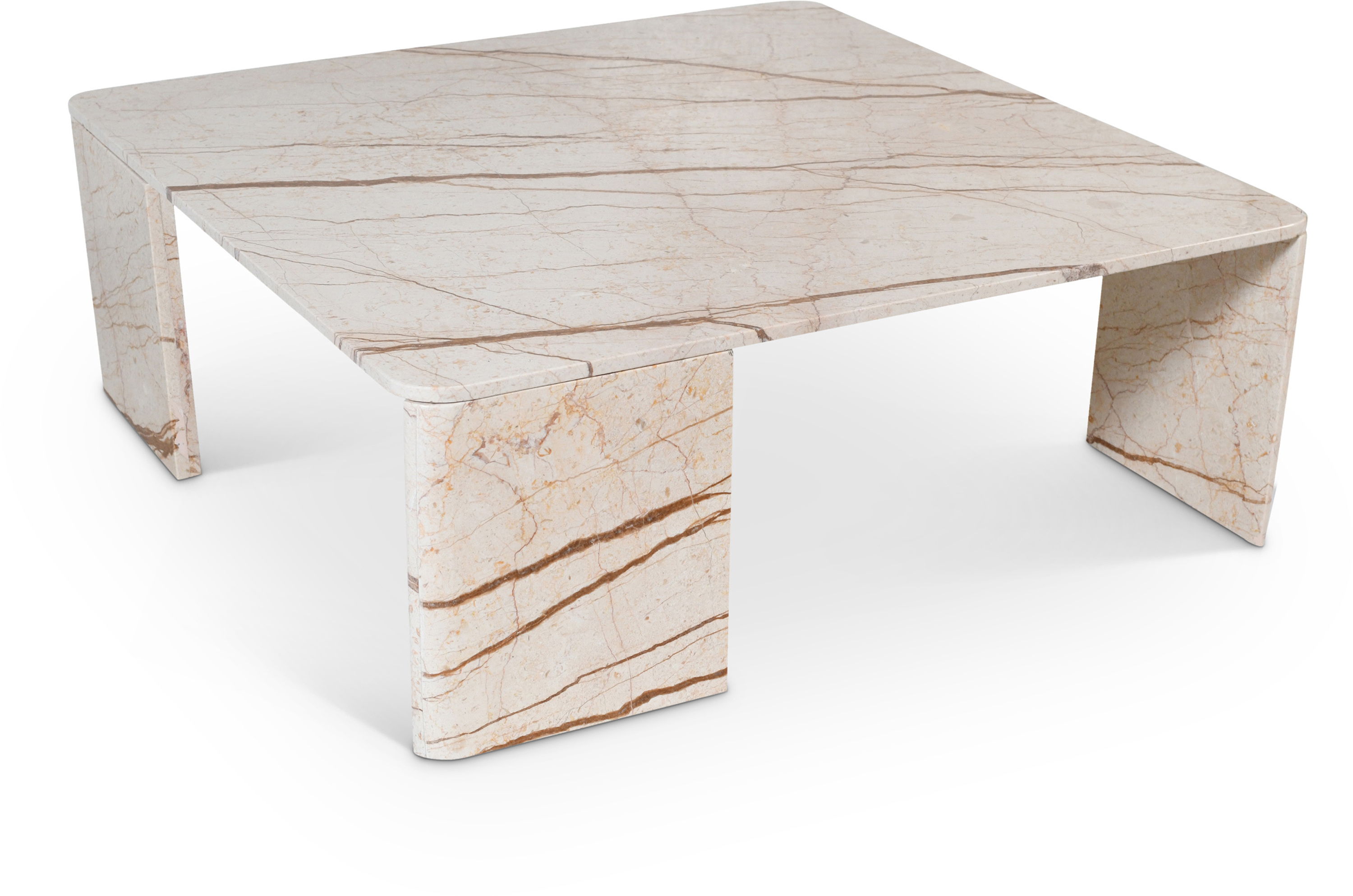 Livorno - Coffee Table - Beige / Light Gray