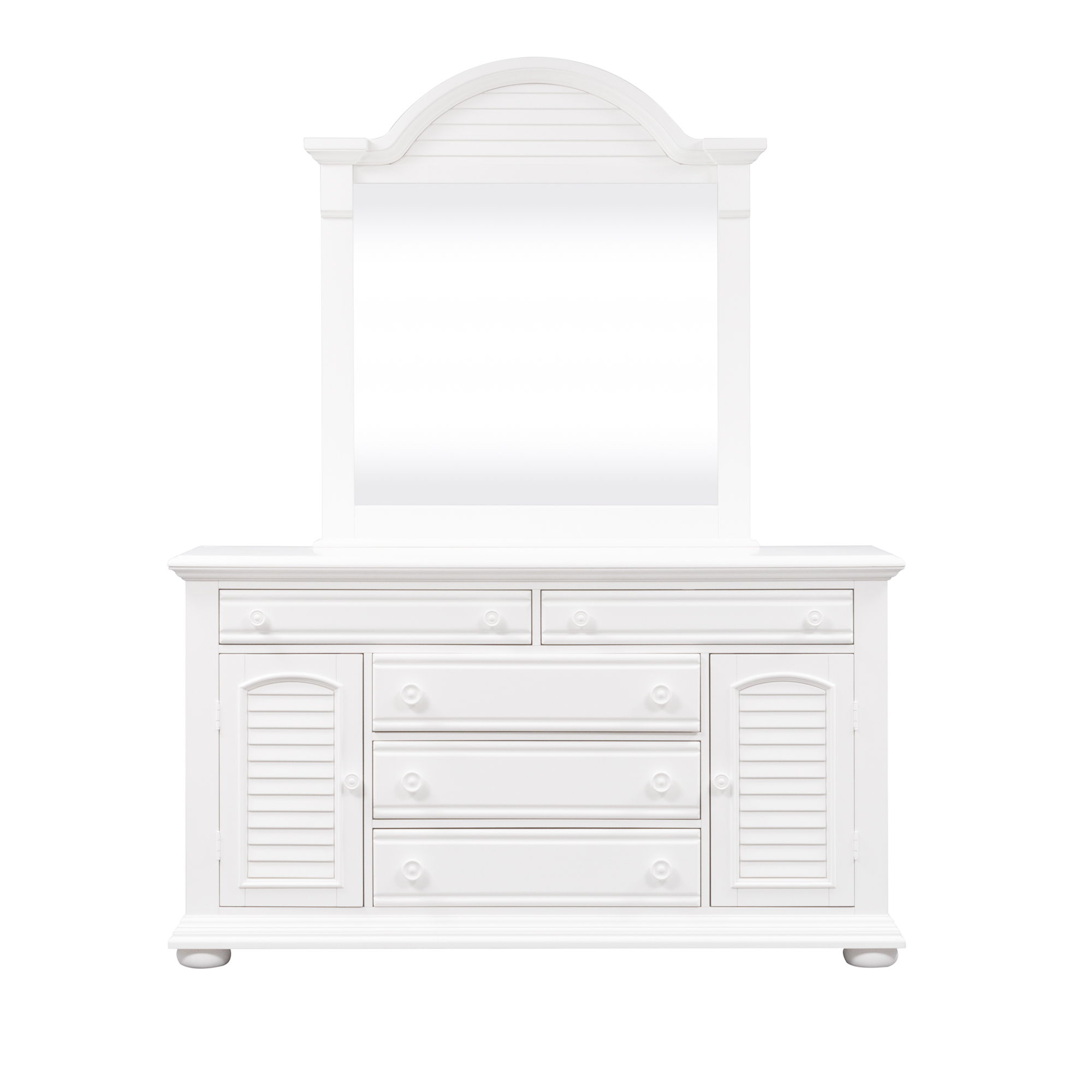 Liberty Furniture Summer House - Dresser & Mirror - White