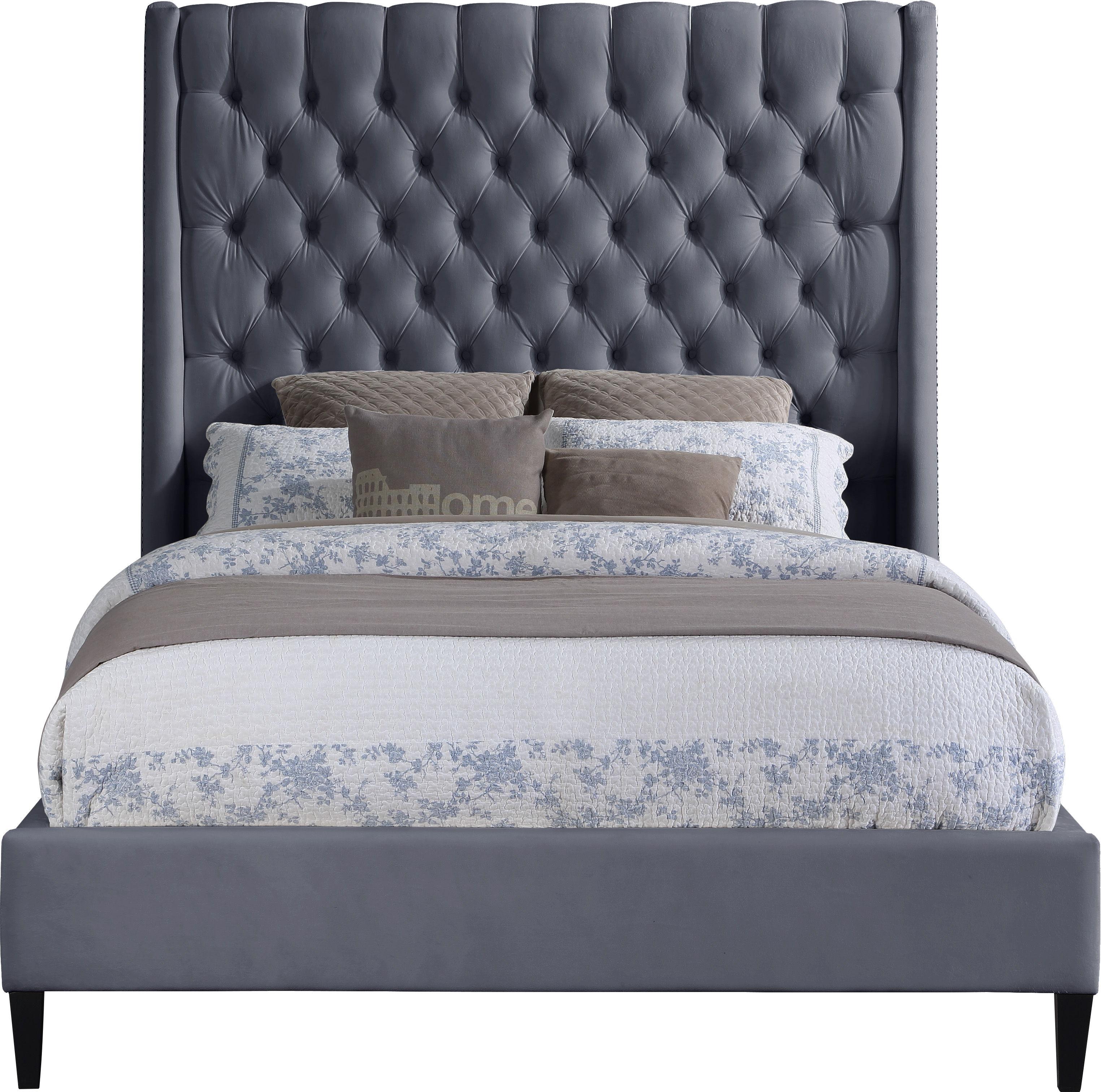 Fritz - Queen Bed - Gray