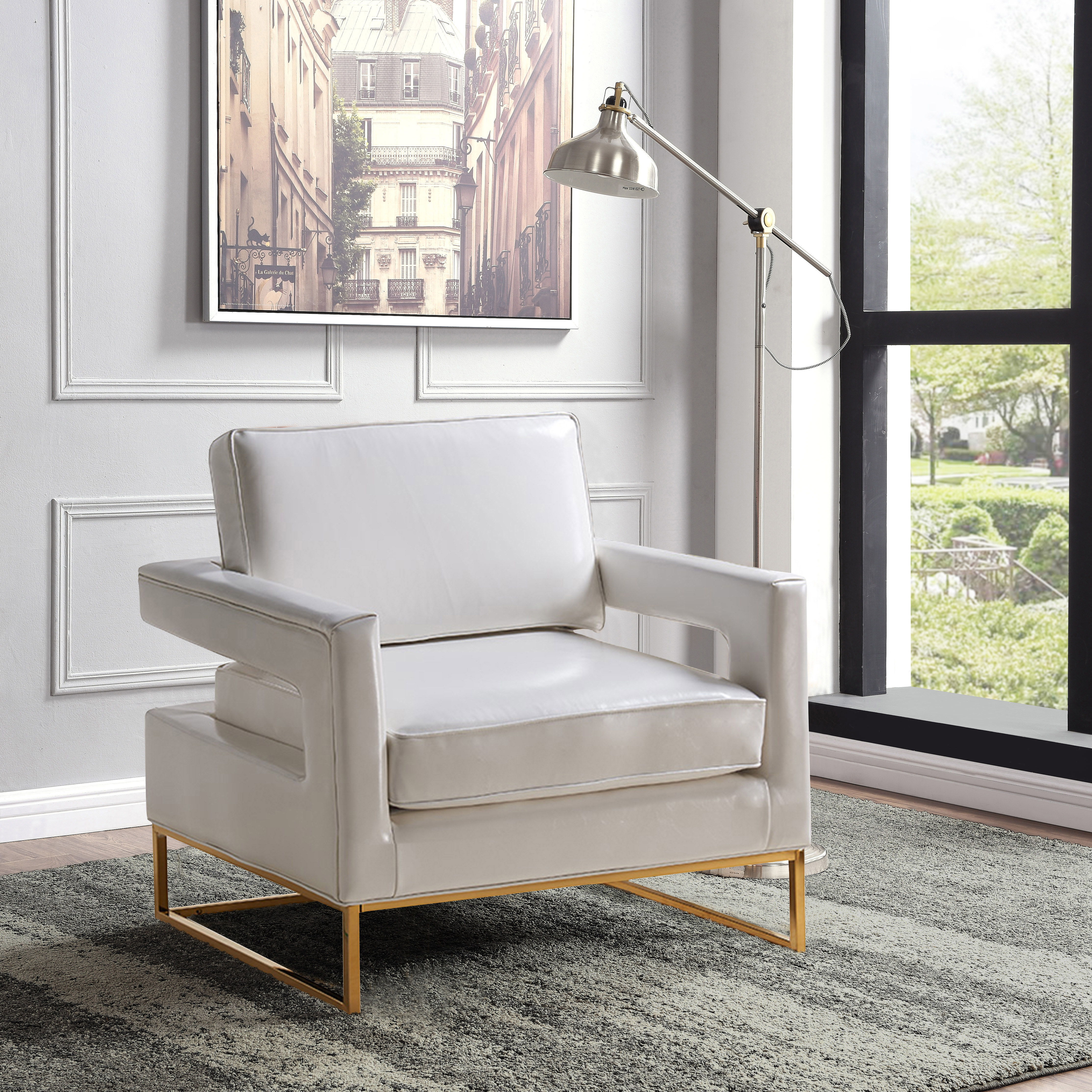 Amelia - Accent Chair - White