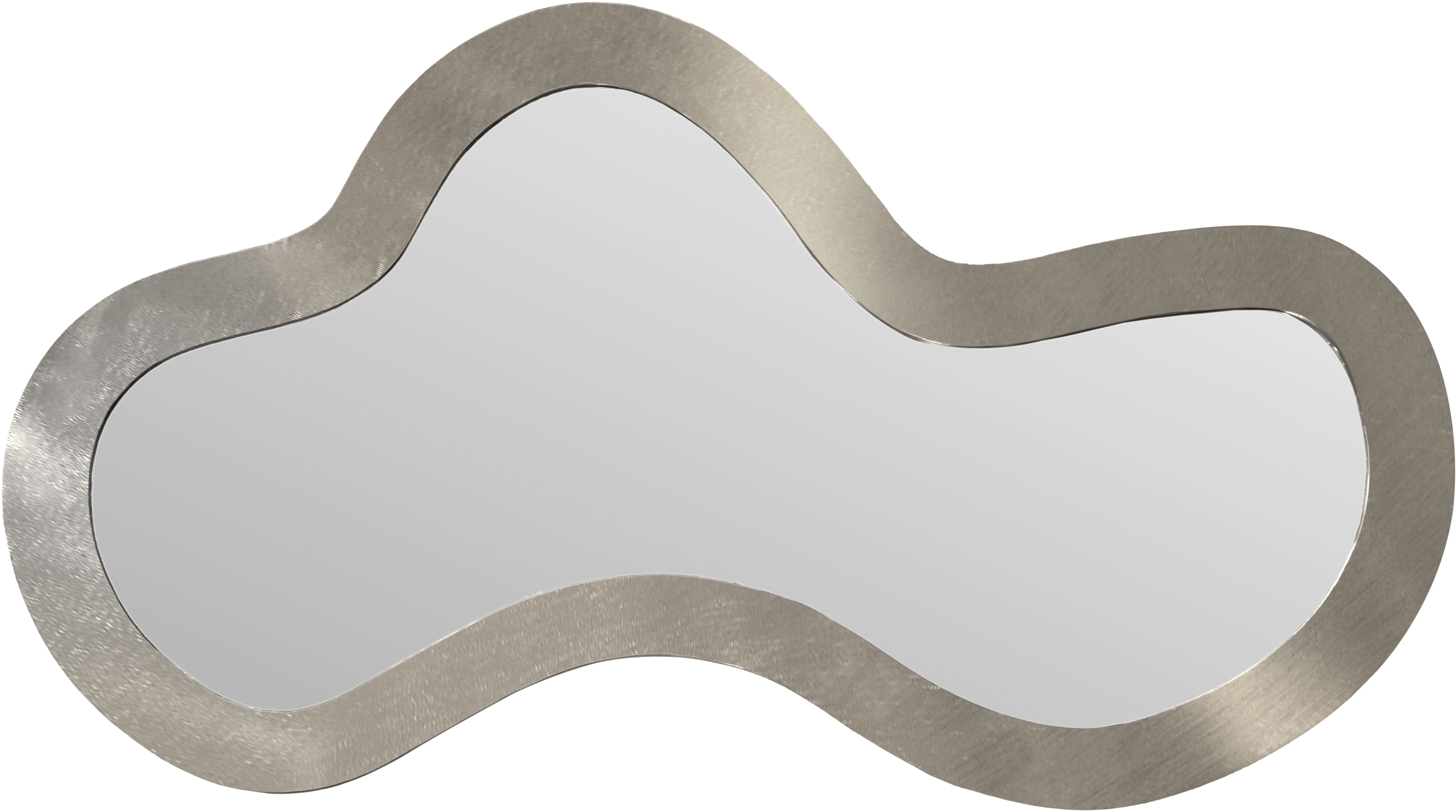 Oblique - 48" Mirror - Silver