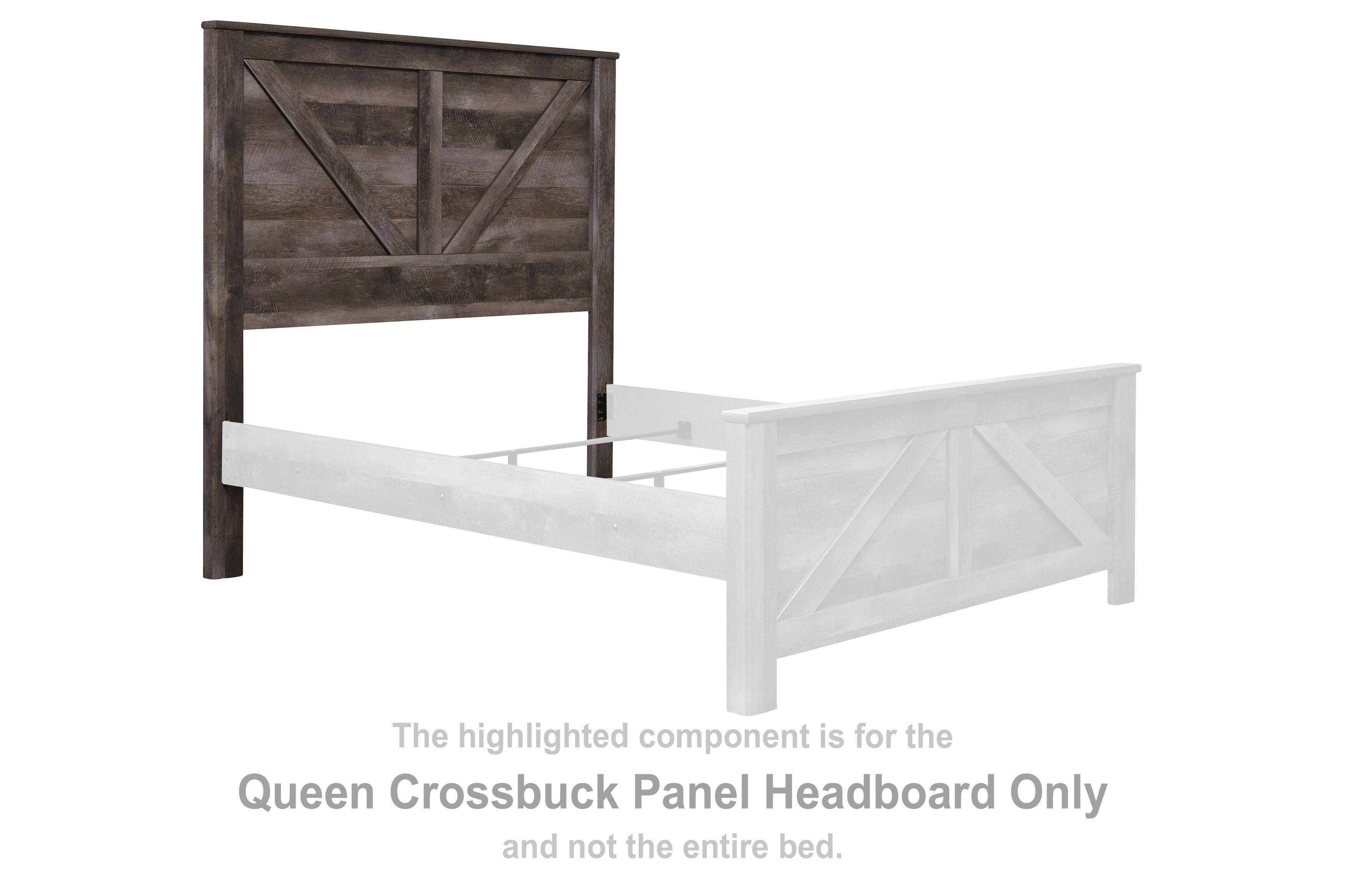 Wynnlow – Queen Crossbuck Panel HDBD – Gray
