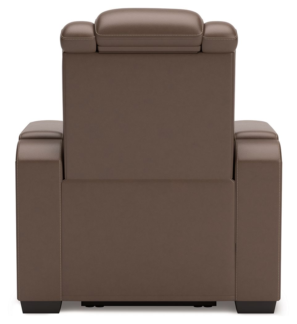 Ashley Furniture High Impact - Power Recliner / Adj Headrest - Tobacco - Image 5