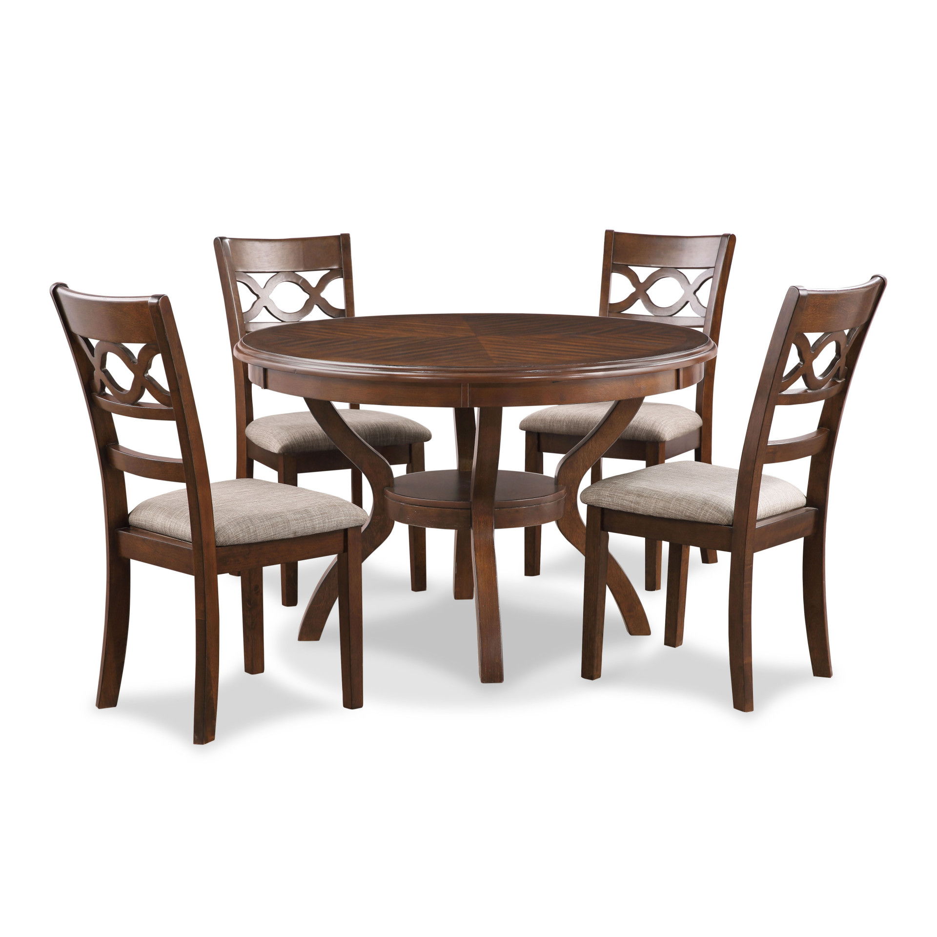 Cori - 5 Piece Round Dining Set - Cherry