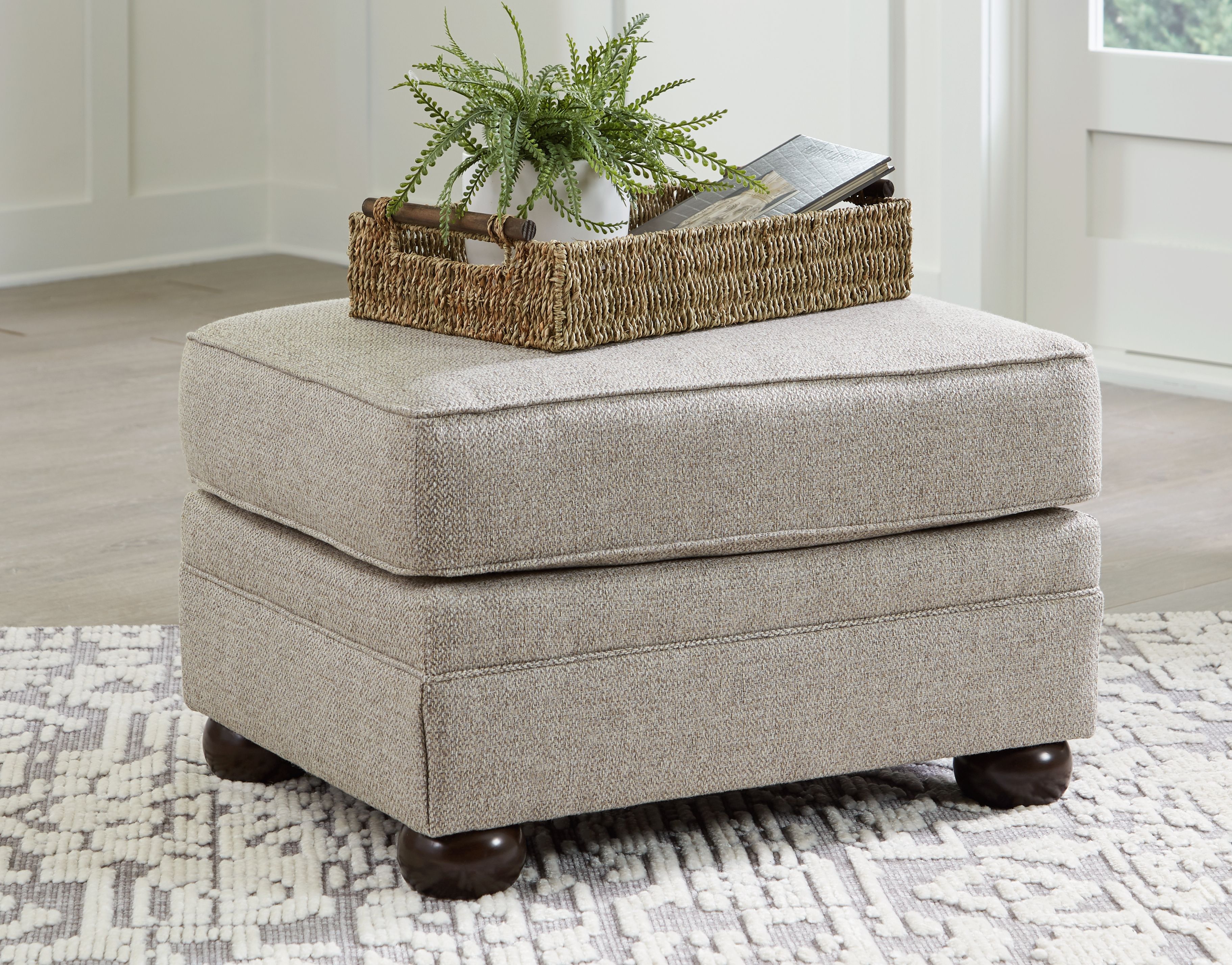 Ashley Furniture Gaelon - Ottoman - Dune - Image 2