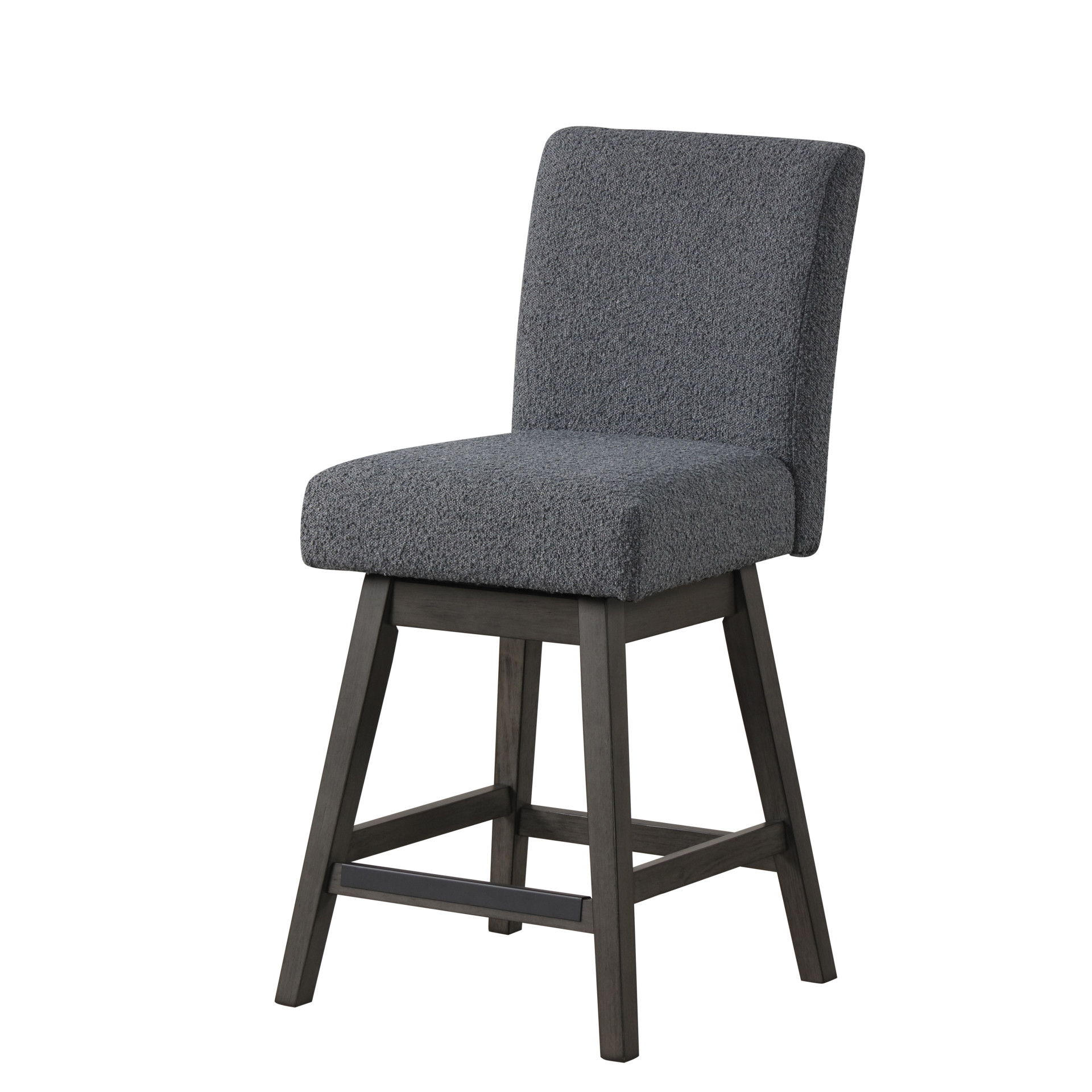 High Line - Swivel Counter Chair (Set of 2) - Gray