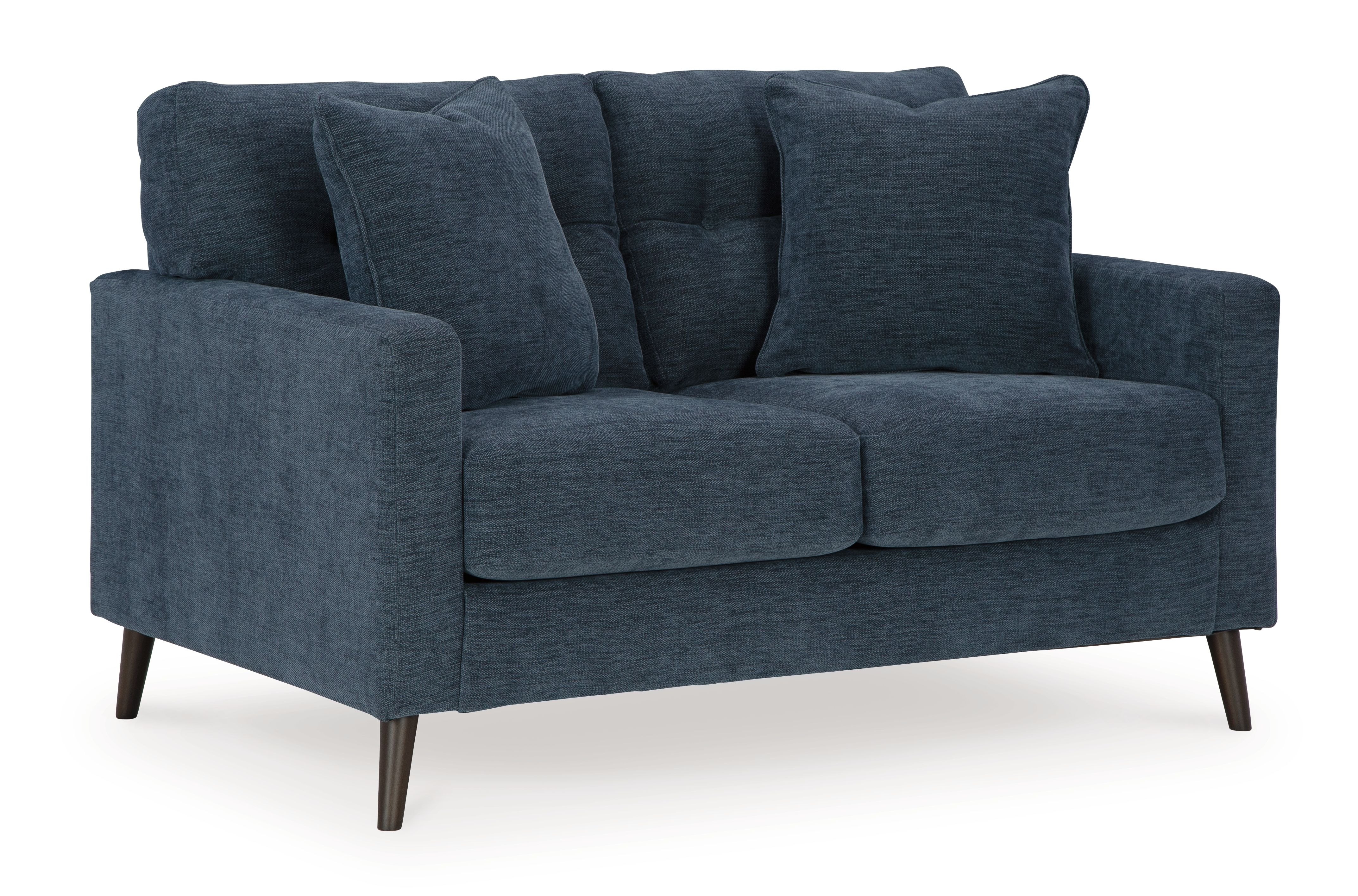Ashley Bixler Loveseat - Navy