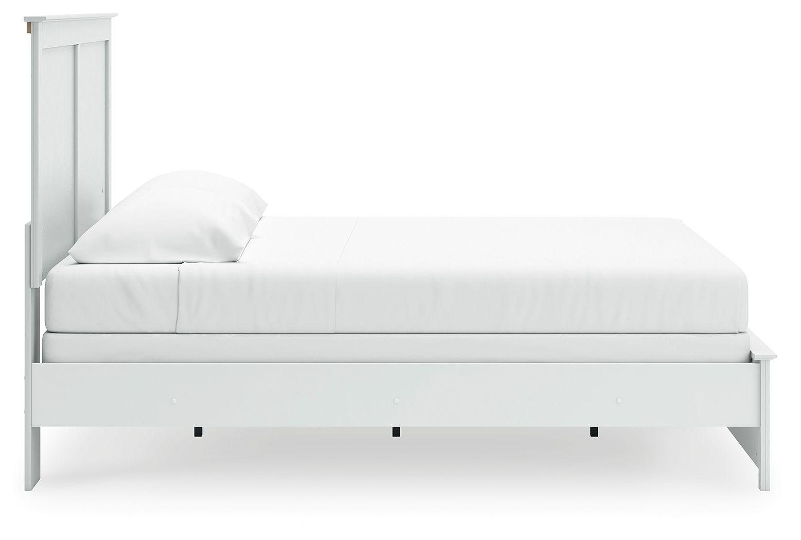 Ashley Furniture Bostwick Shoals - King Panel Bed With Framed Footboard - White - Image 8
