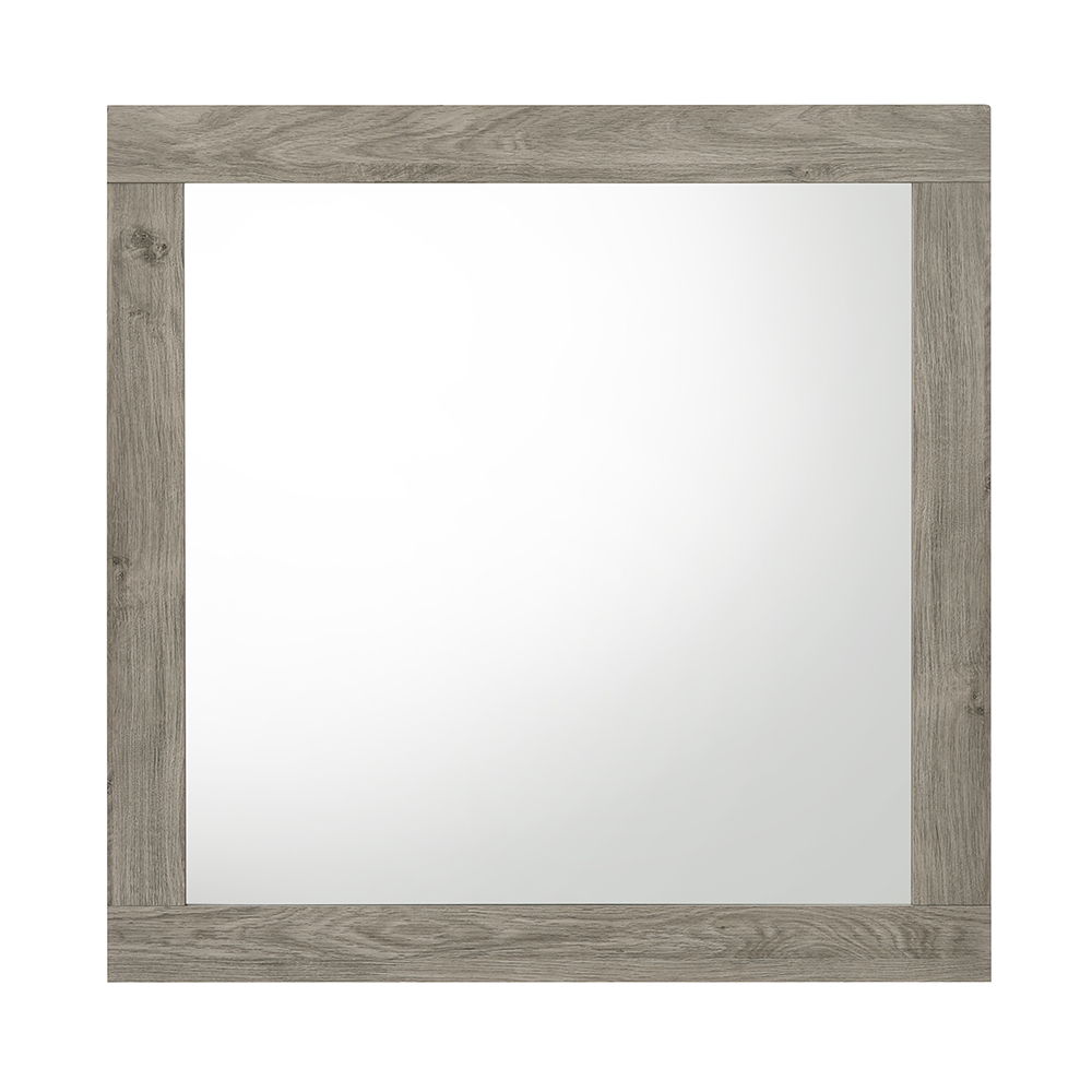 Mari - Mirror - Light Gray Finish, gray, view 2