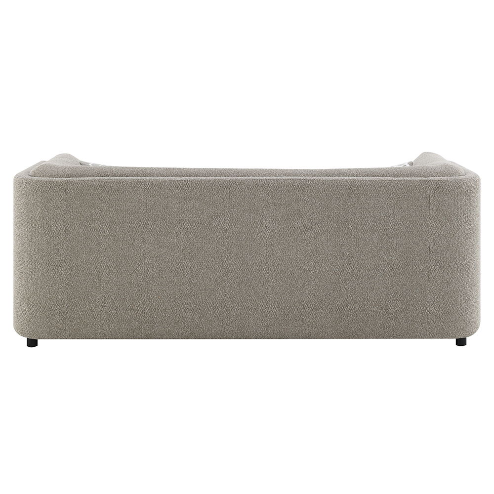 Glenda - Sofa With 3 Pillows - Gray Chenille, gray, view 4