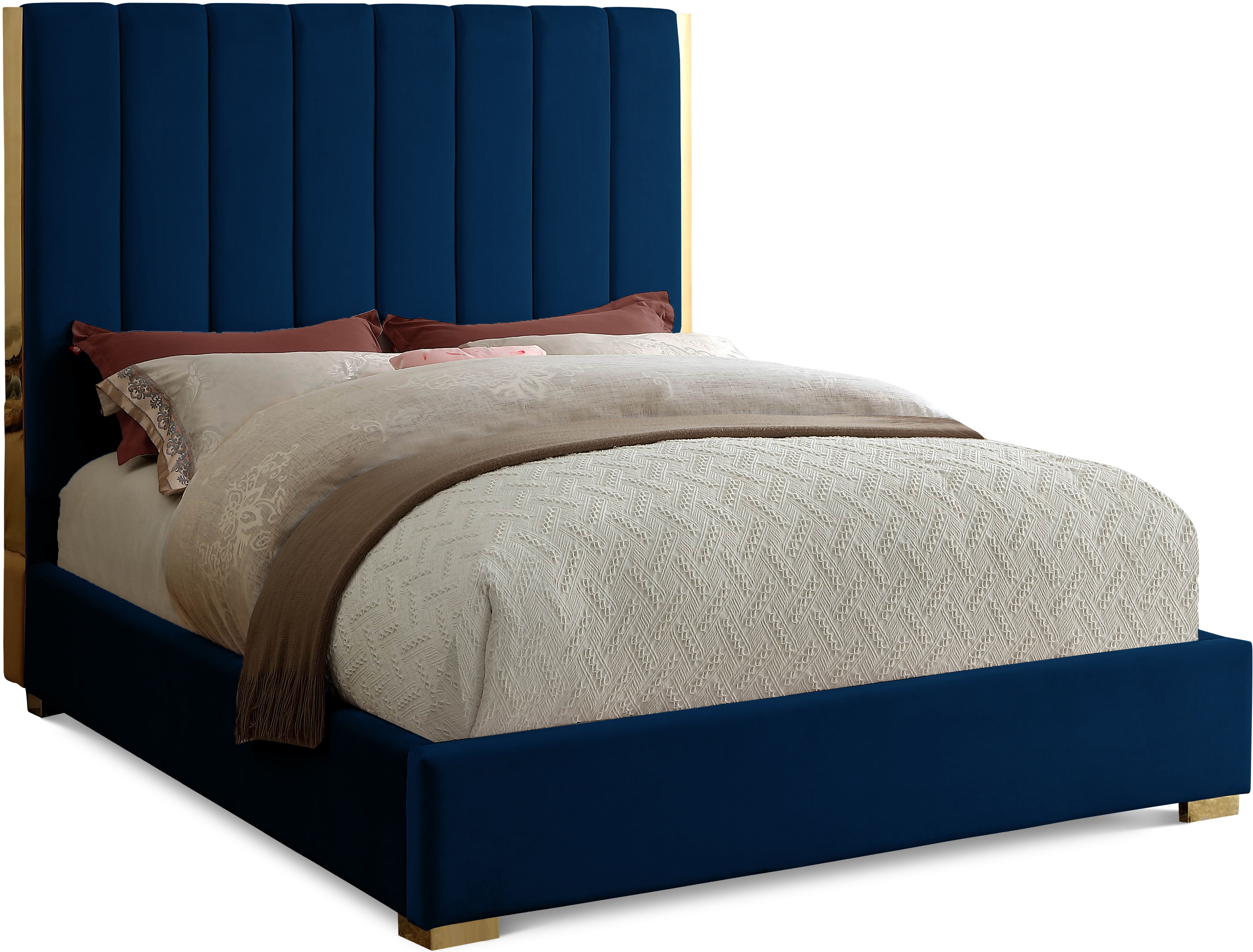 Becca - Full Bed - Navy