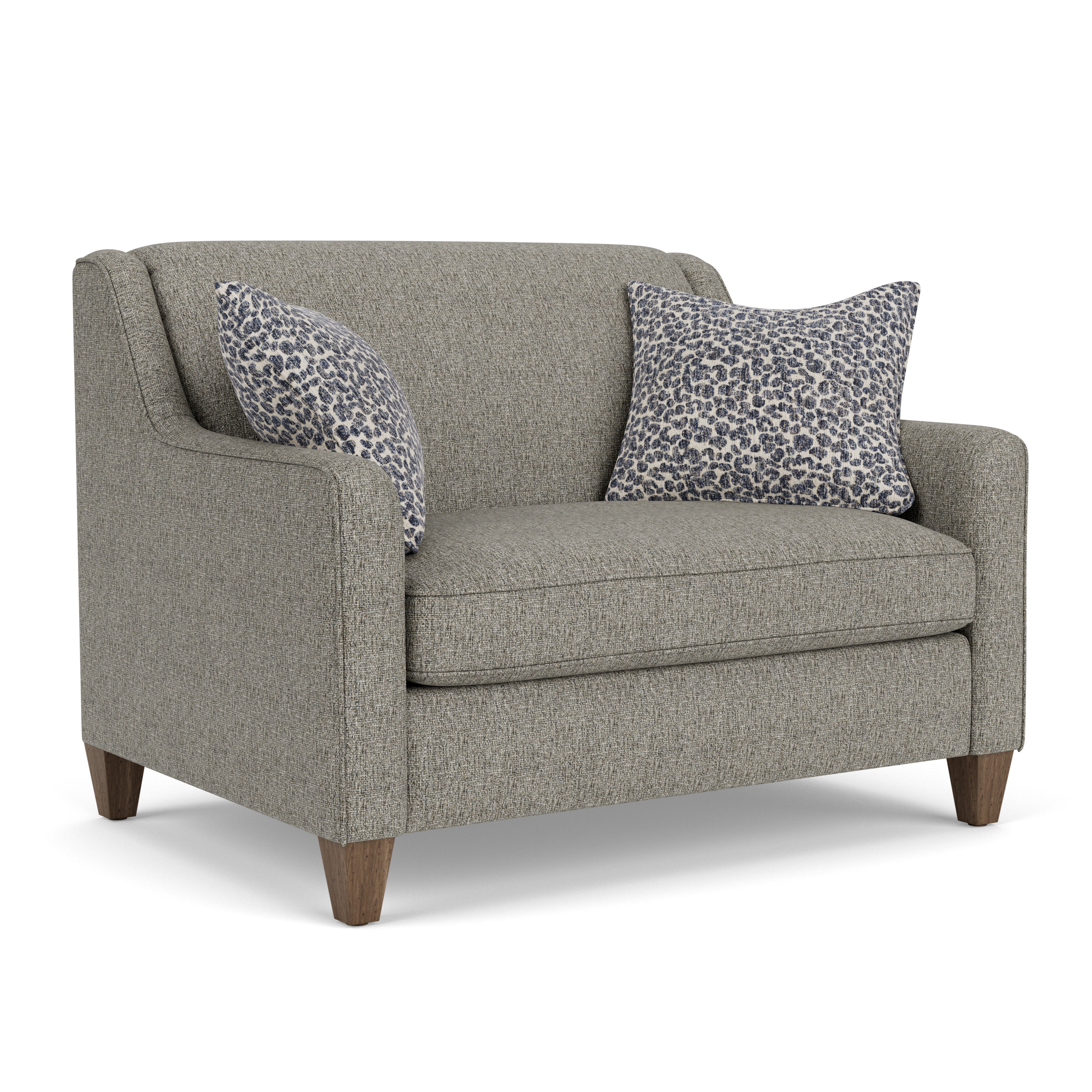 Holly - Fabric Stationary Twin Sleeper, light gray, view 3