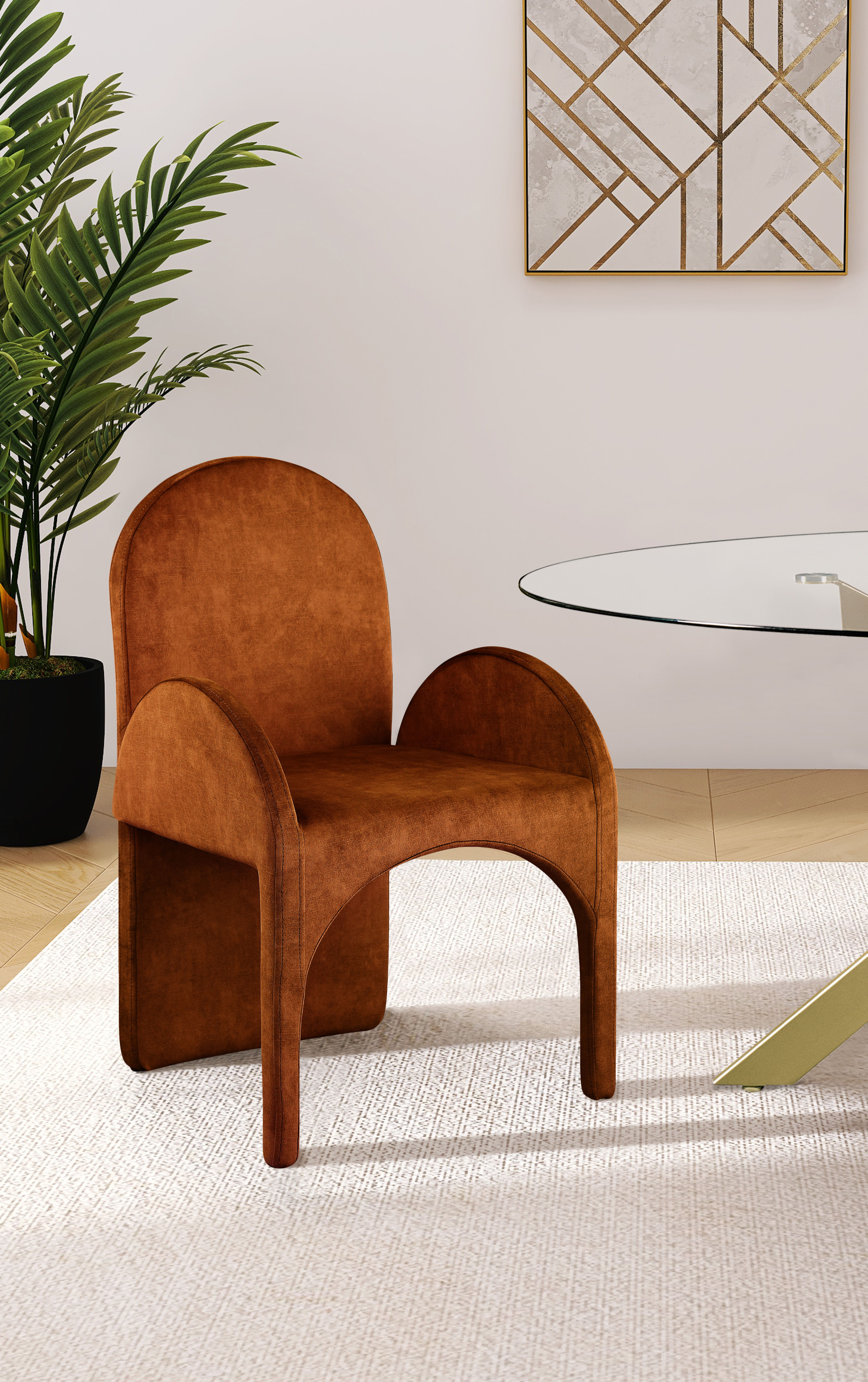 Summer - Dining Arm Chair (Set of 2) - Cognac