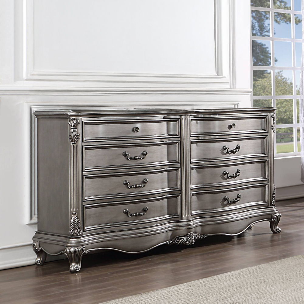 Ariadne - Dresser - Antique Platinum, silver