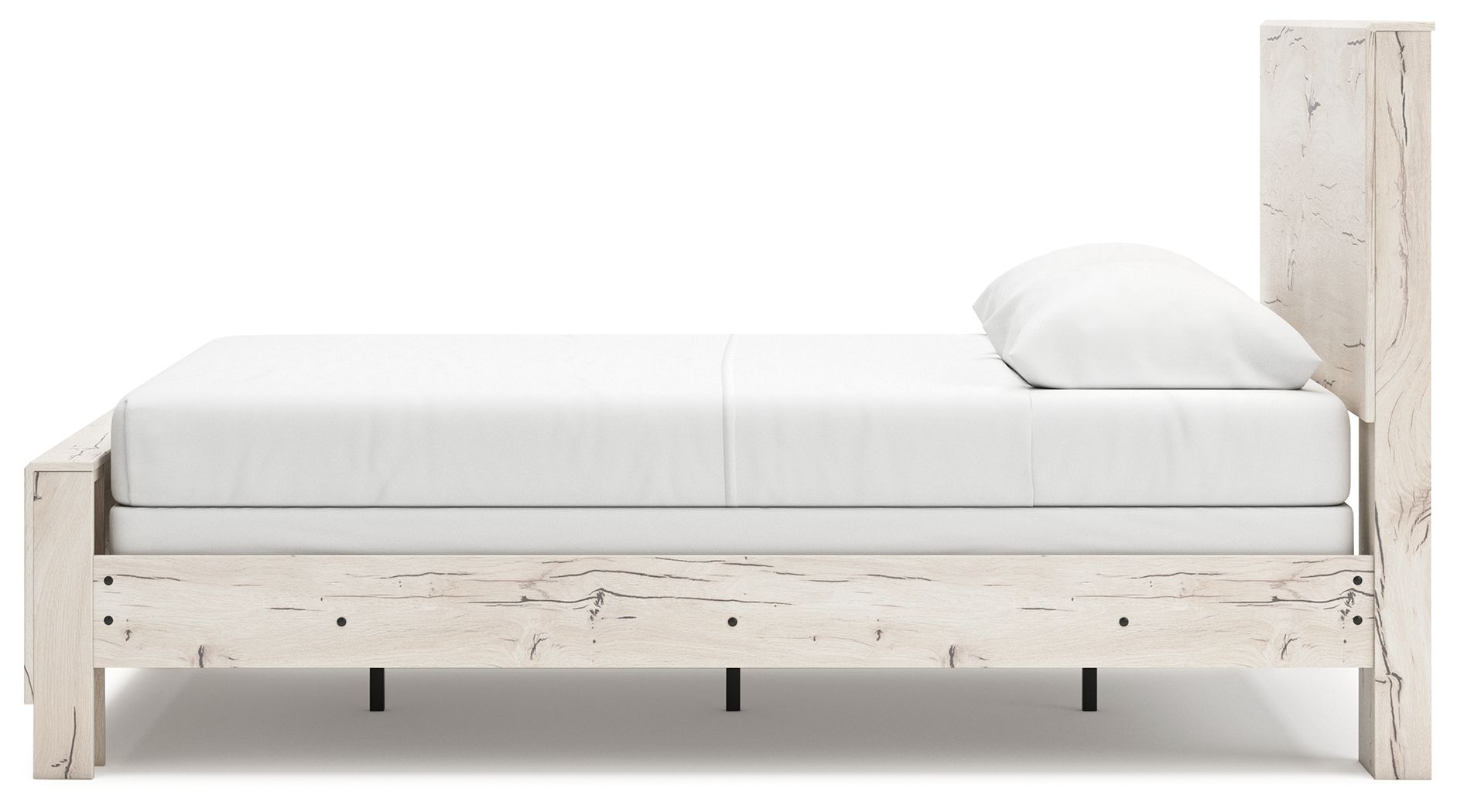 Ashley Furniture Lawroy - Queen Panel Bed - Light Natural - Image 7