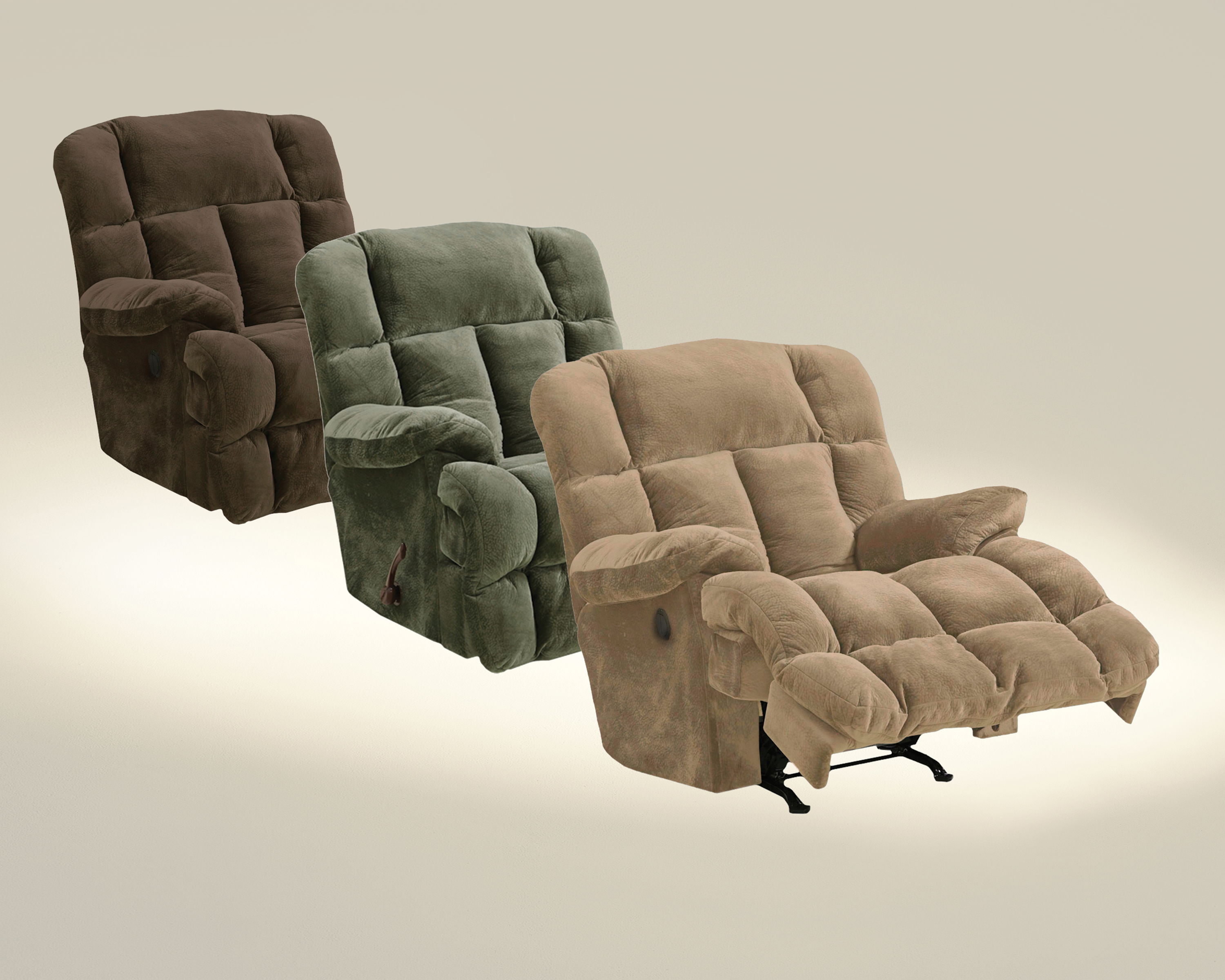 Cloud 12 - Power Chaise Reclining With Lay Flat Feature - Camel