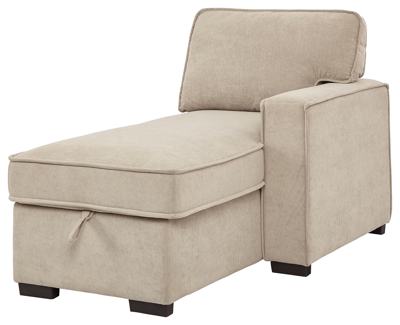 Darton Cream Chaise With Storage New Lots Furniture Online Store