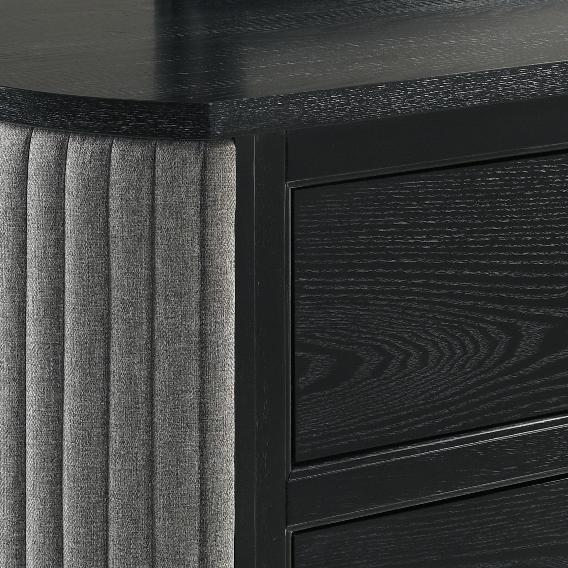 Skyline - 6 Drawer Dresser - Onyx, black, view 6