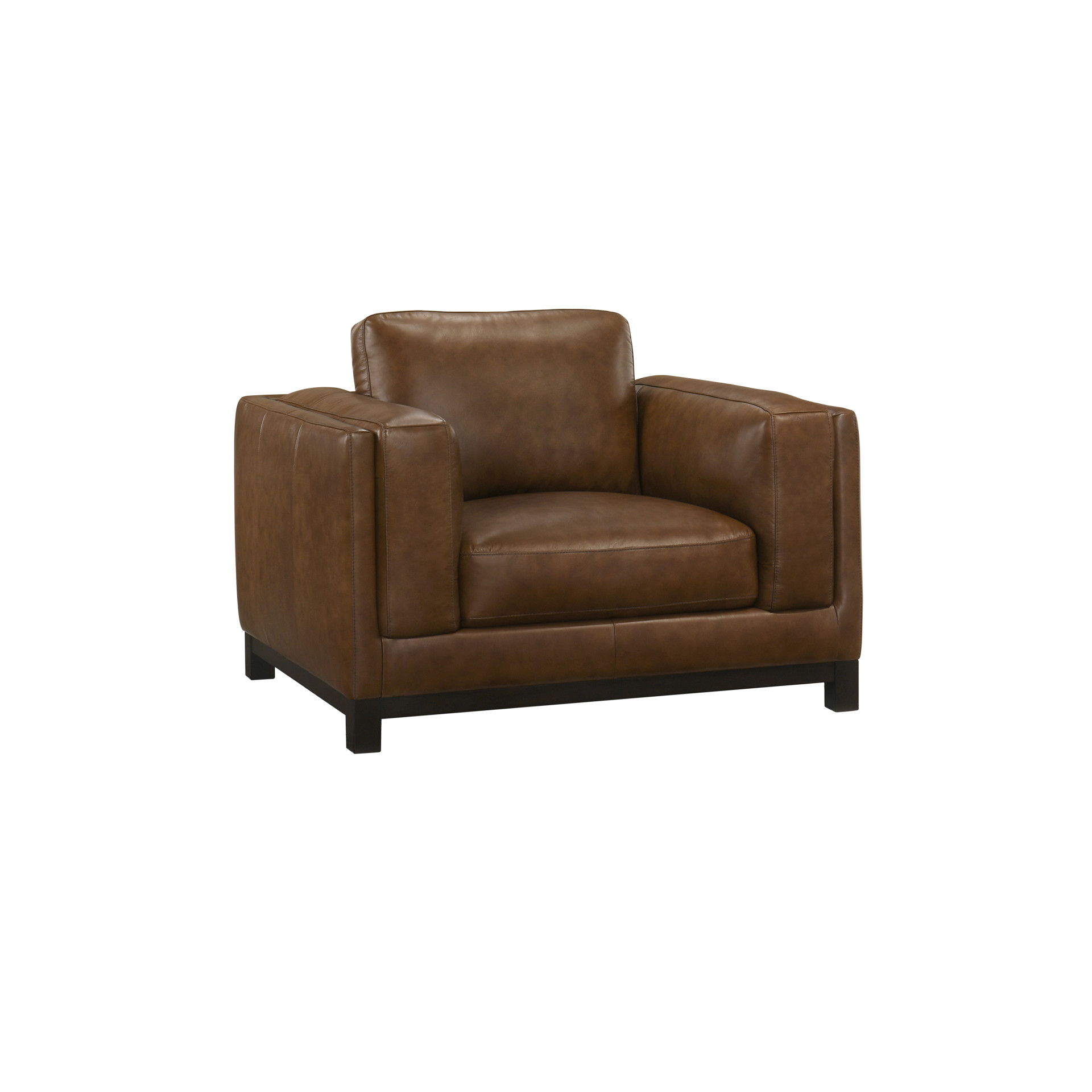 Sayer - Chair - Brown, dark brown