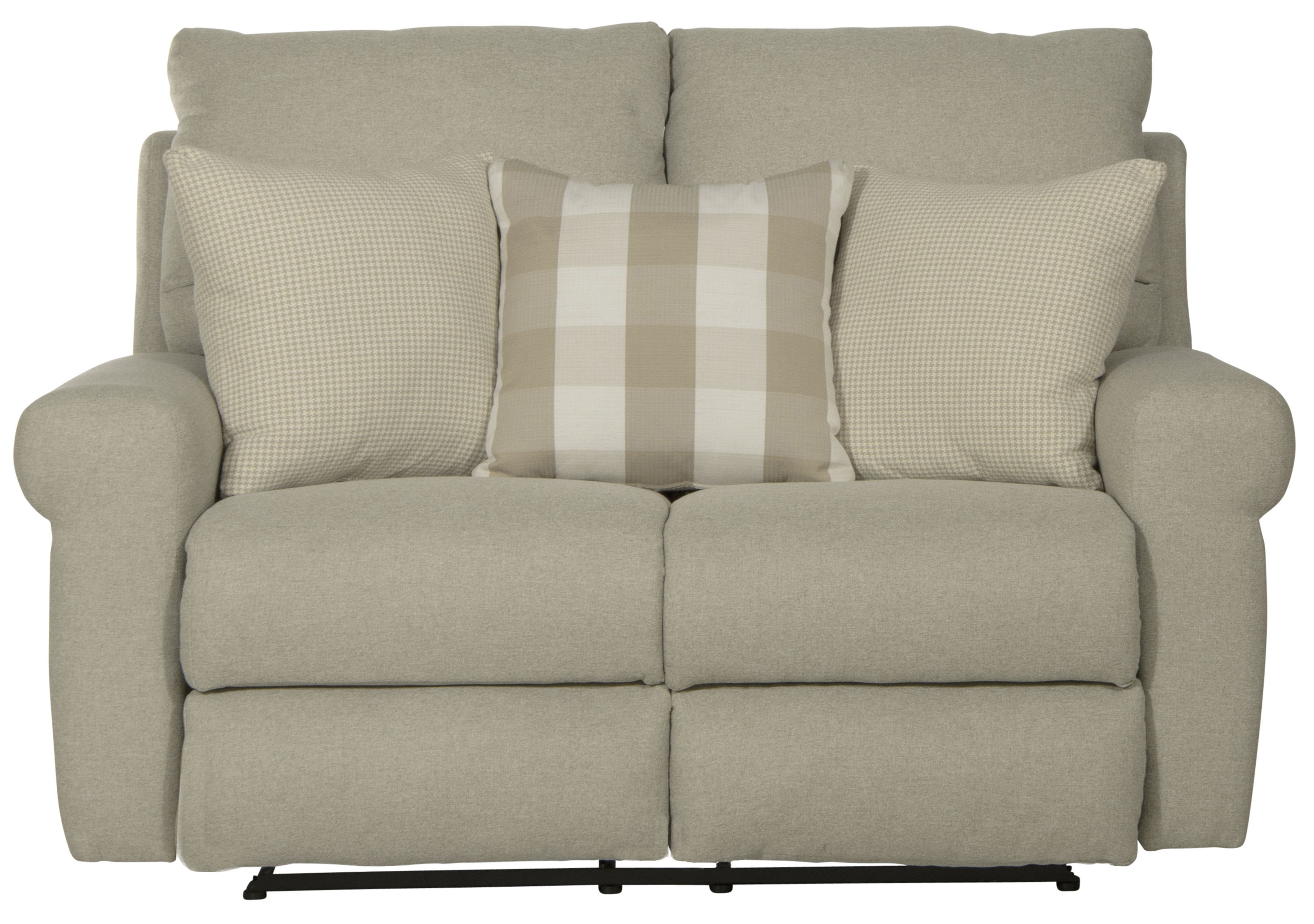 Westport - Power Lay Flat Reclining Loveseat - Cement