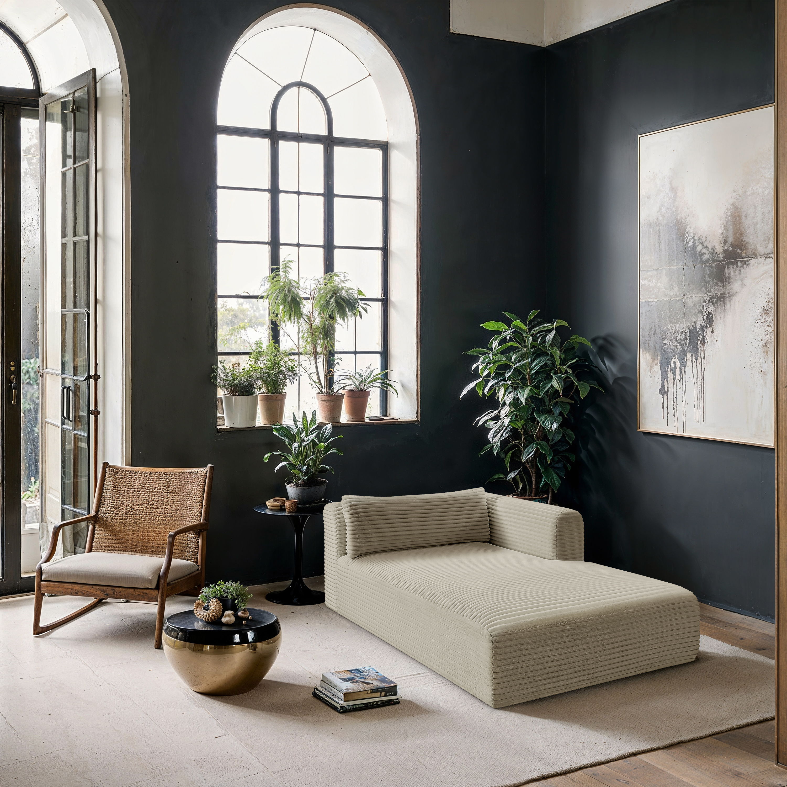 Shaggy - Chaise - Cream