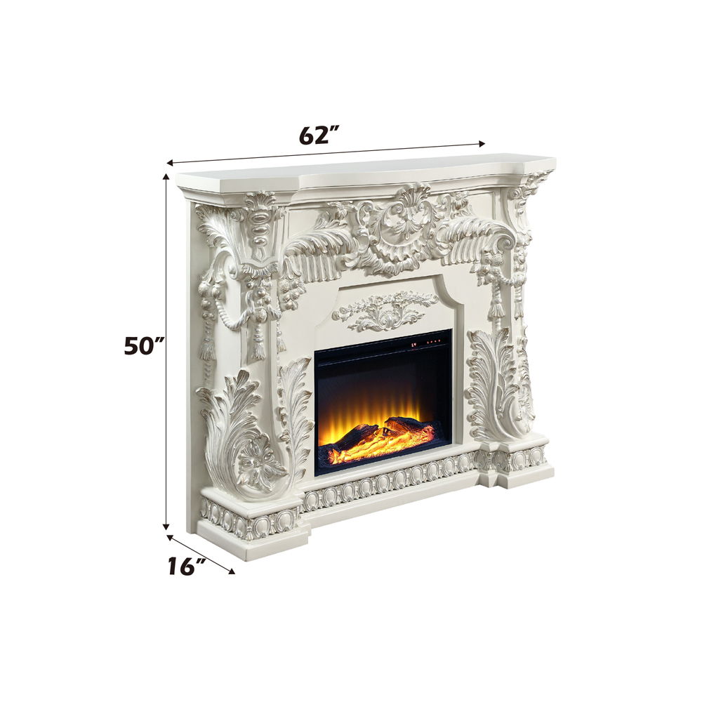 Adara - Fireplace - Antique White, white, view 6