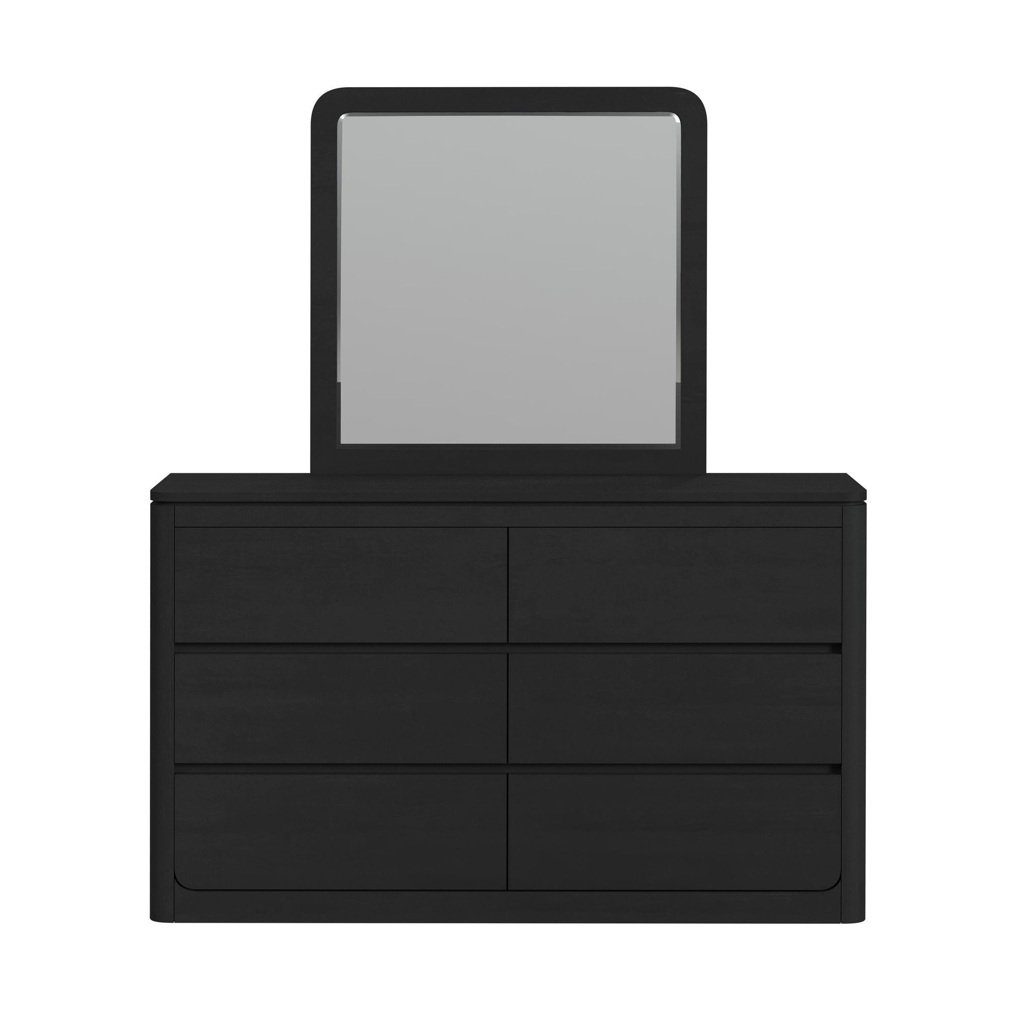 Rosalie - Dresser And Mirror Set - Black