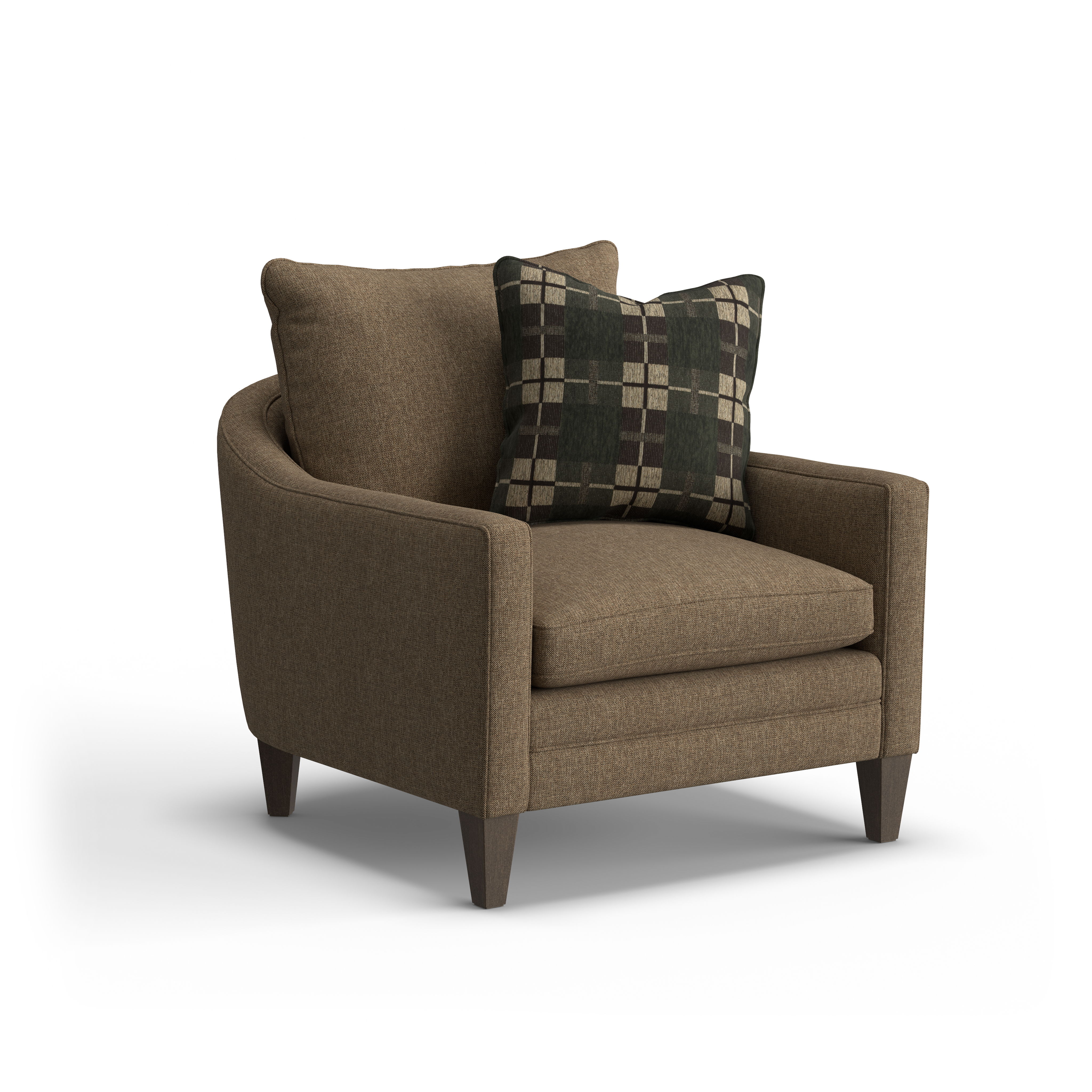 Eleanora - Fabric Chair, gray, view 3