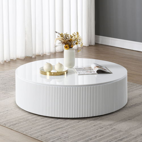 Dyllan - Coffee Table - White High Gloss, white