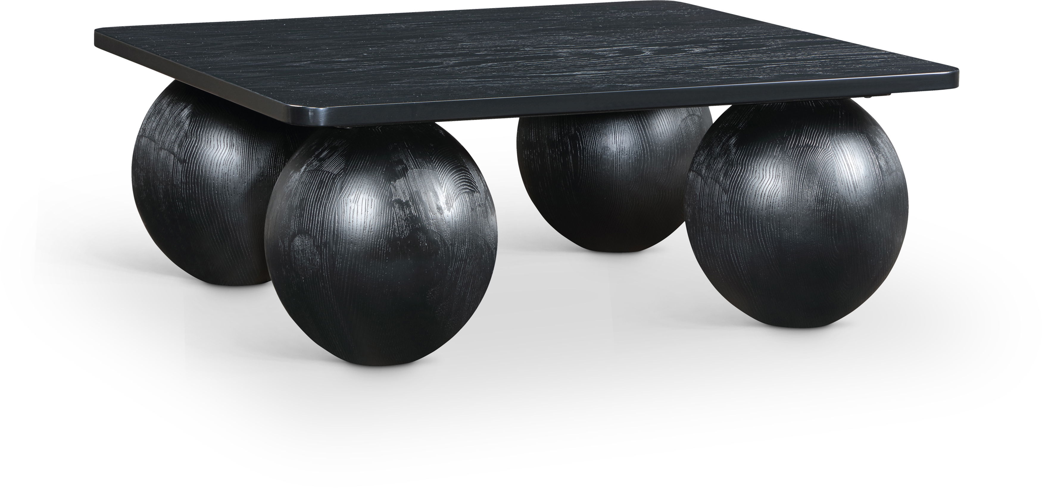 Fitch - Oak Veneer Coffee Table - Black