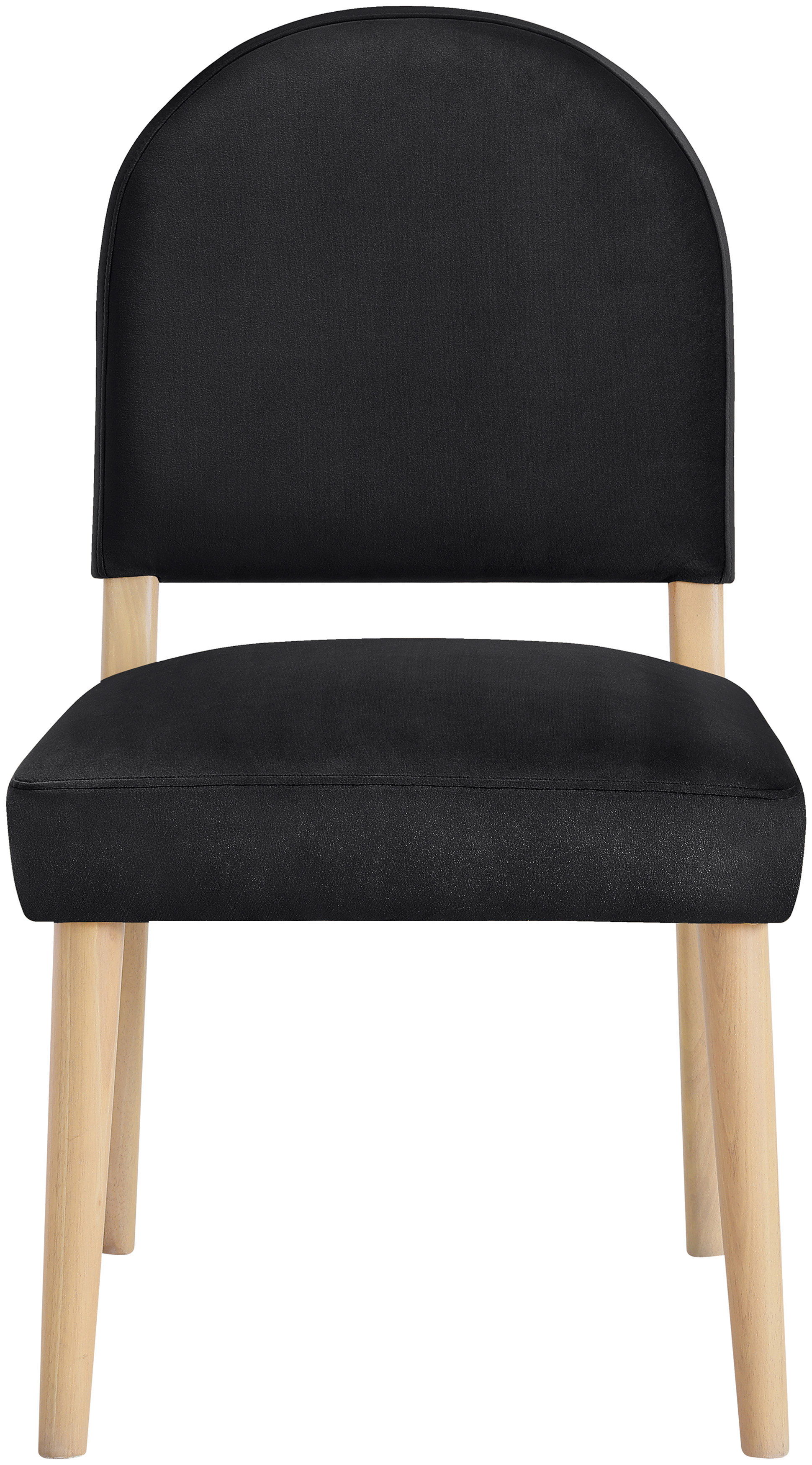Varinelle - Velvet Upholstered Dining Chair (Set of 2) - Black