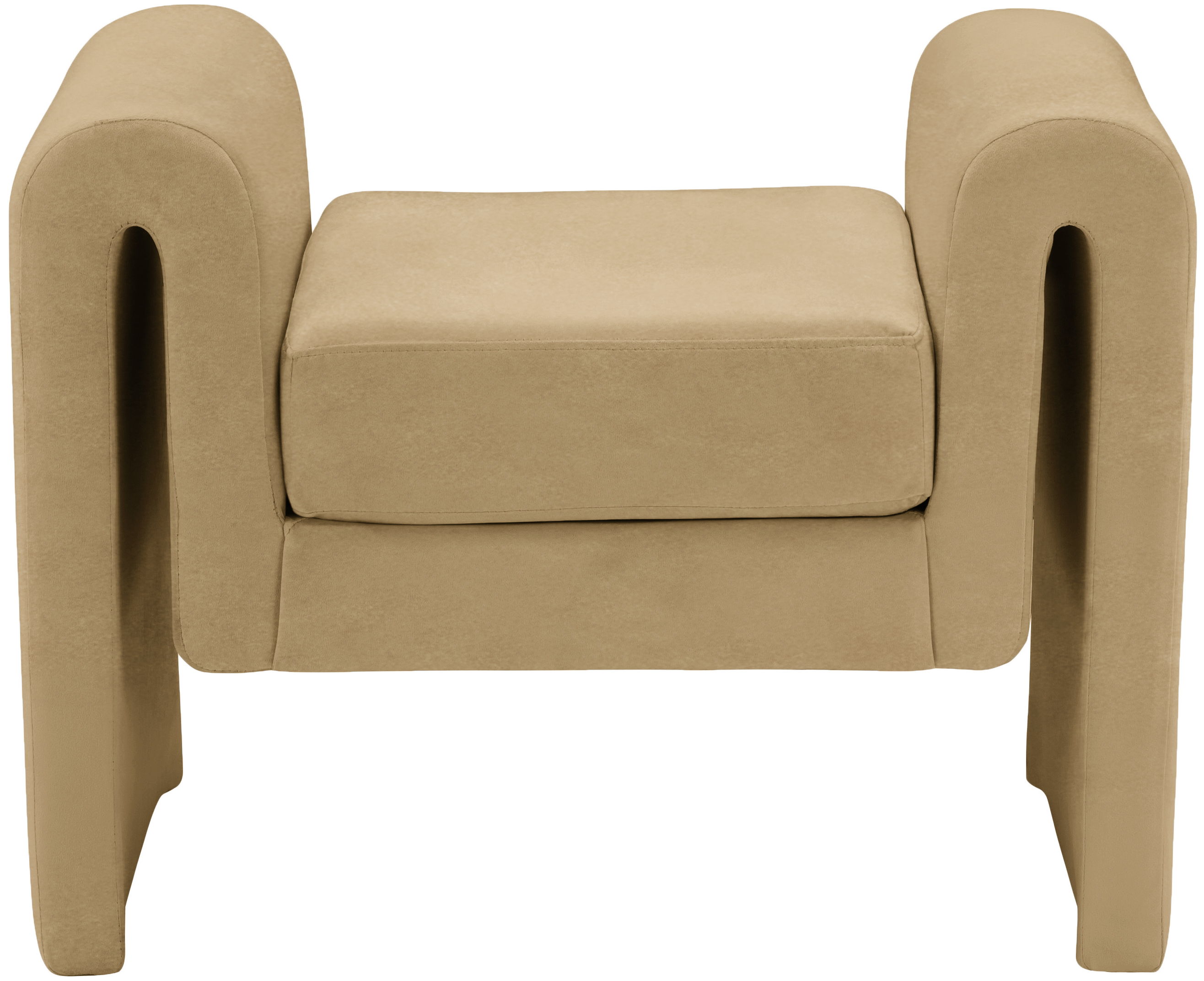 Sloan - Fabric Bench - Camel