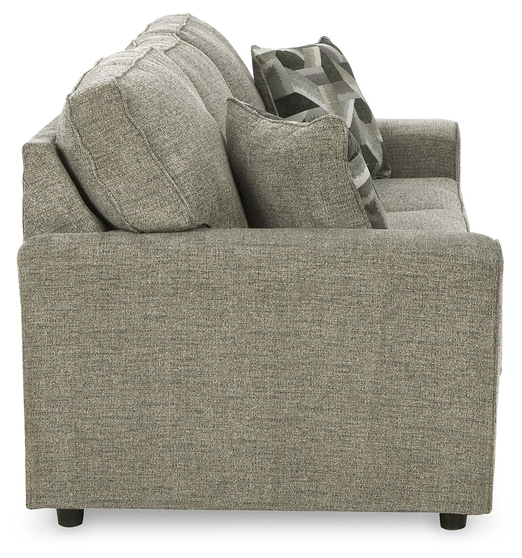 Ashley Furniture Cascilla - 2 Pc. - Sofa, Loveseat - Pewter - Image 6