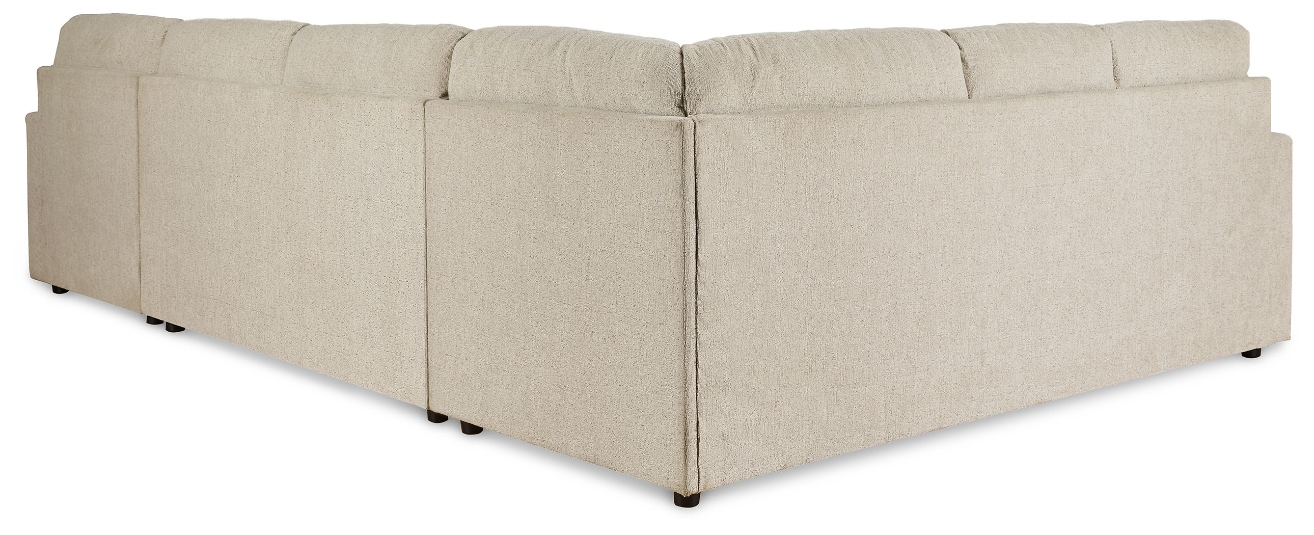 Ashley Furniture Edenfield - Right Arm Facing Corner Chaise 3 Pc Sectional - Linen - Image 3