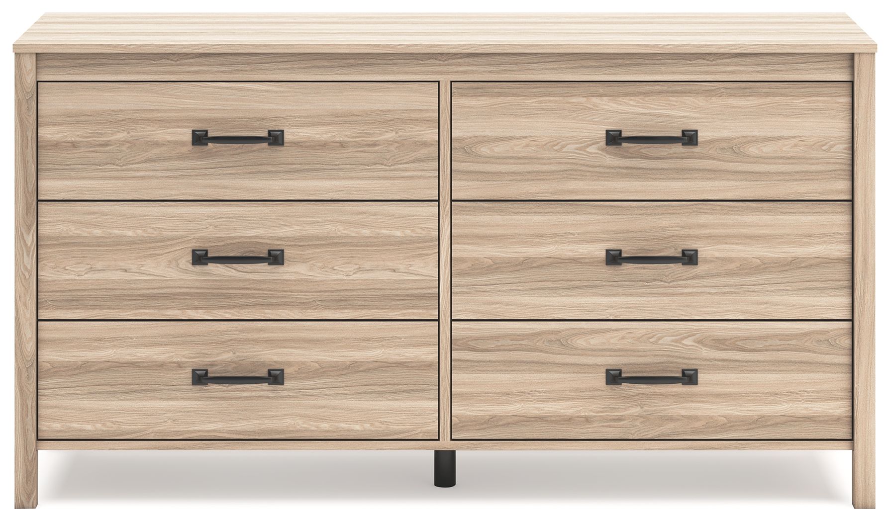 Battelle - Six Drawer Dresser - Tan, light brown, view 5