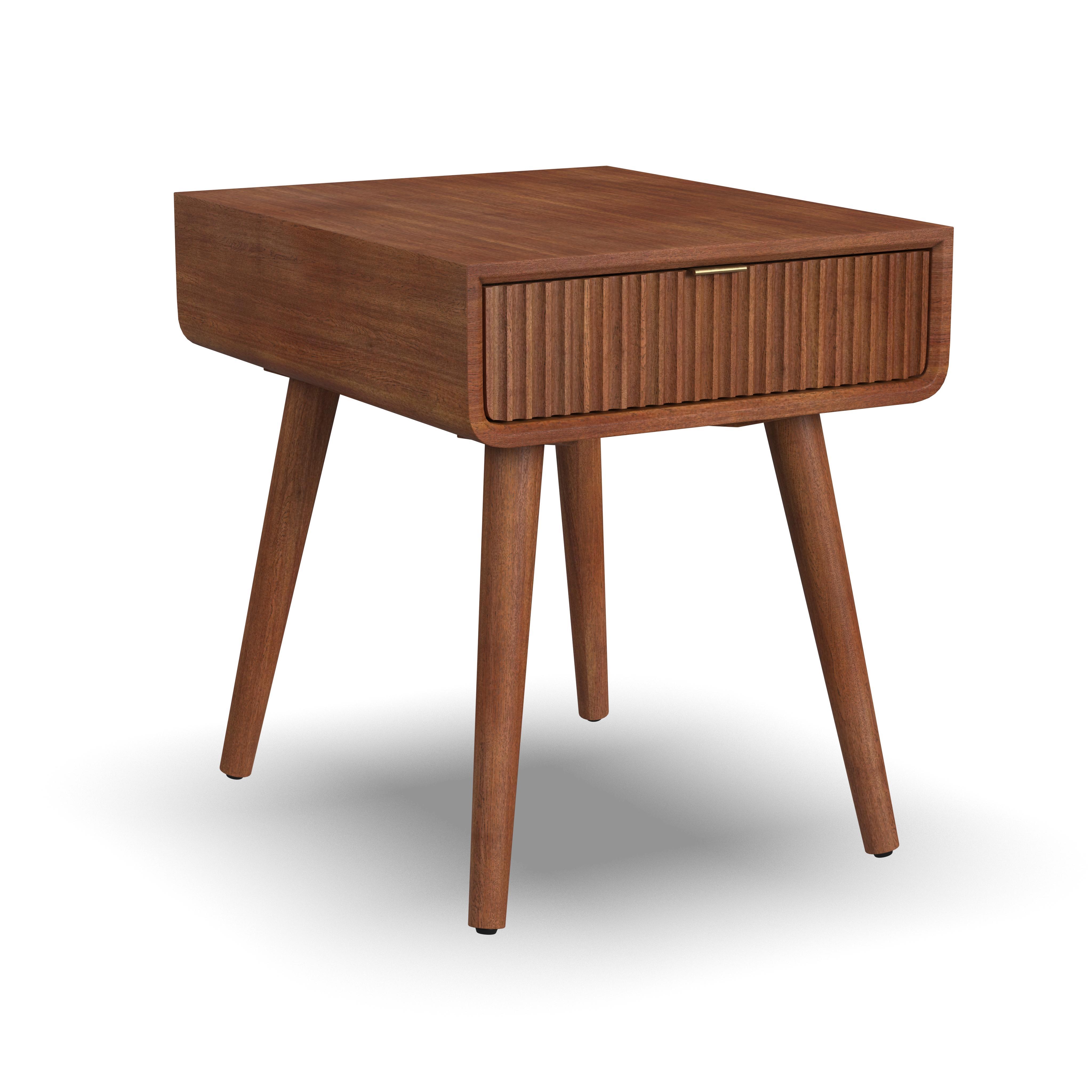 Ludwig - Occasional End Table - Dark Brown, dark brown
