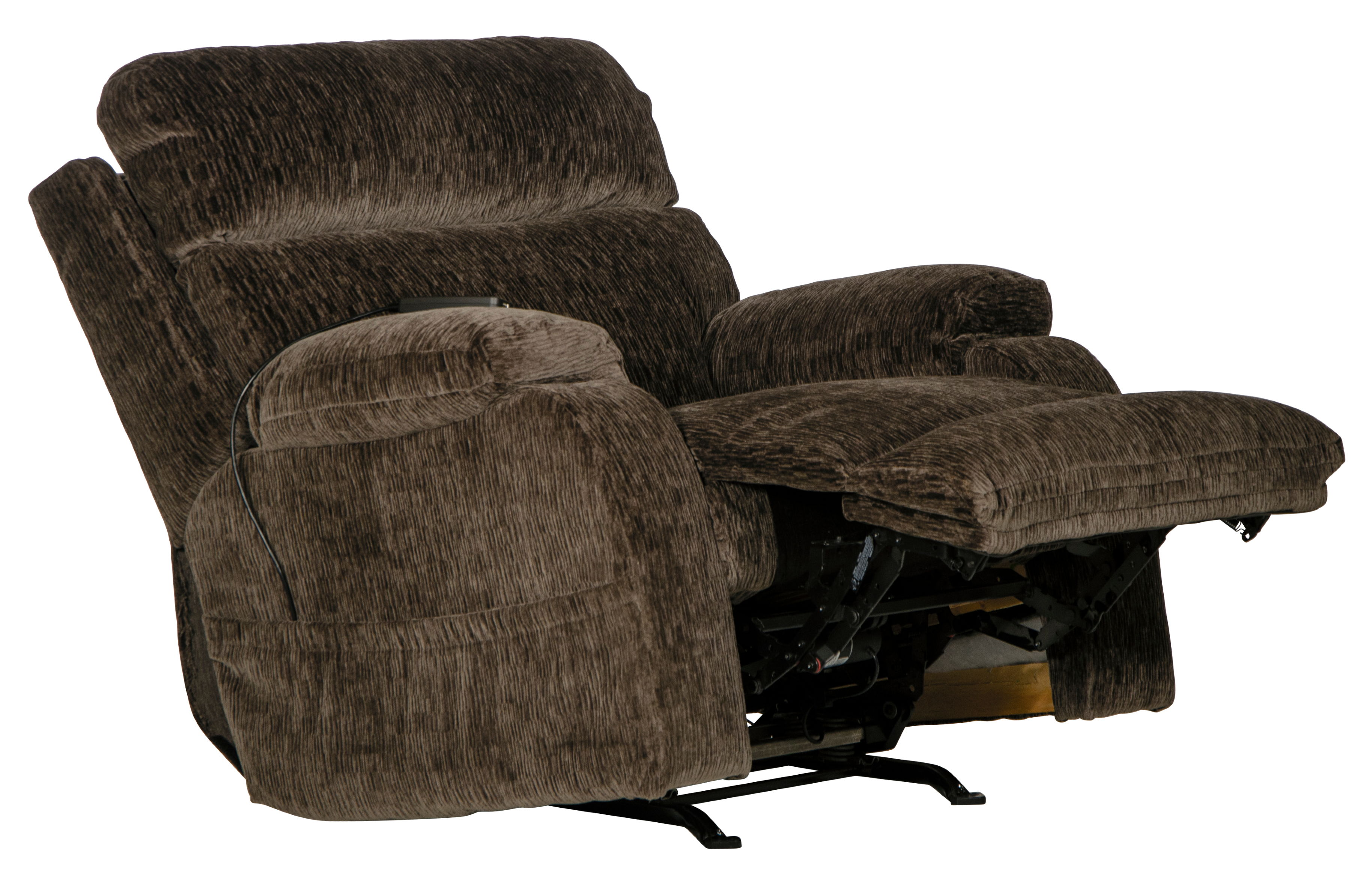 Refresher - Power Headrest Power Rocker Recliner With CR3 Heat / Massage / Lumbar - Mink