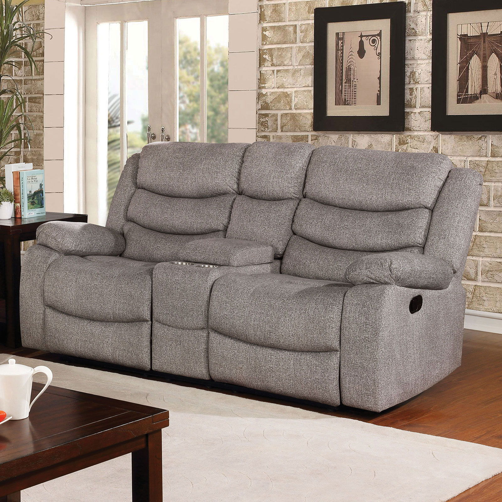 Castleford Console Loveseat Light Gray New Lots Furniture Online