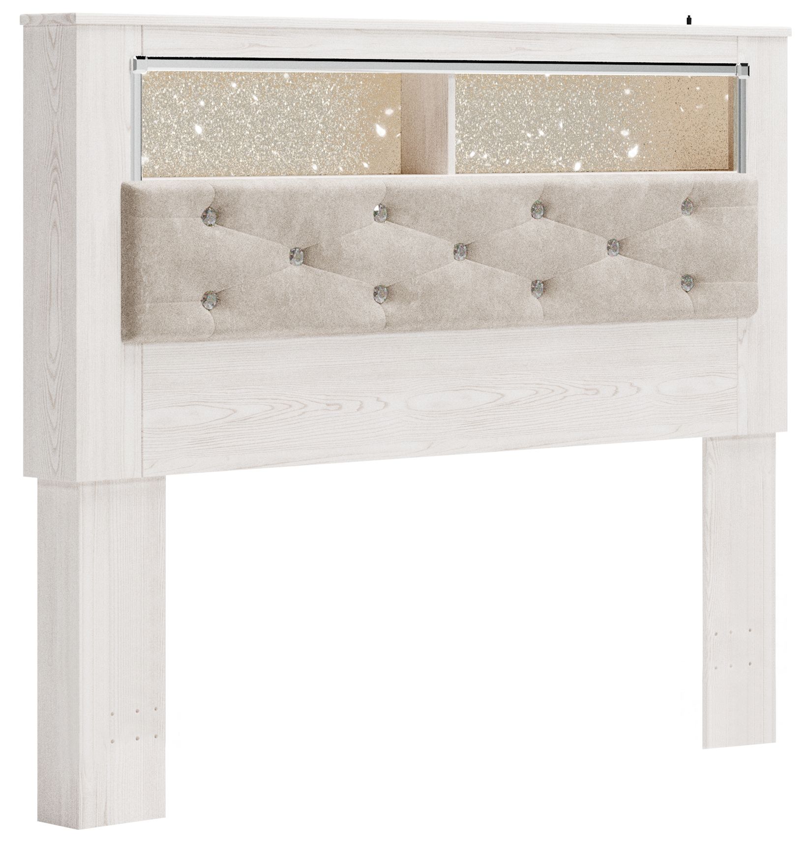 Altyra – Queen UPH Panel Bookcase HDBD – White