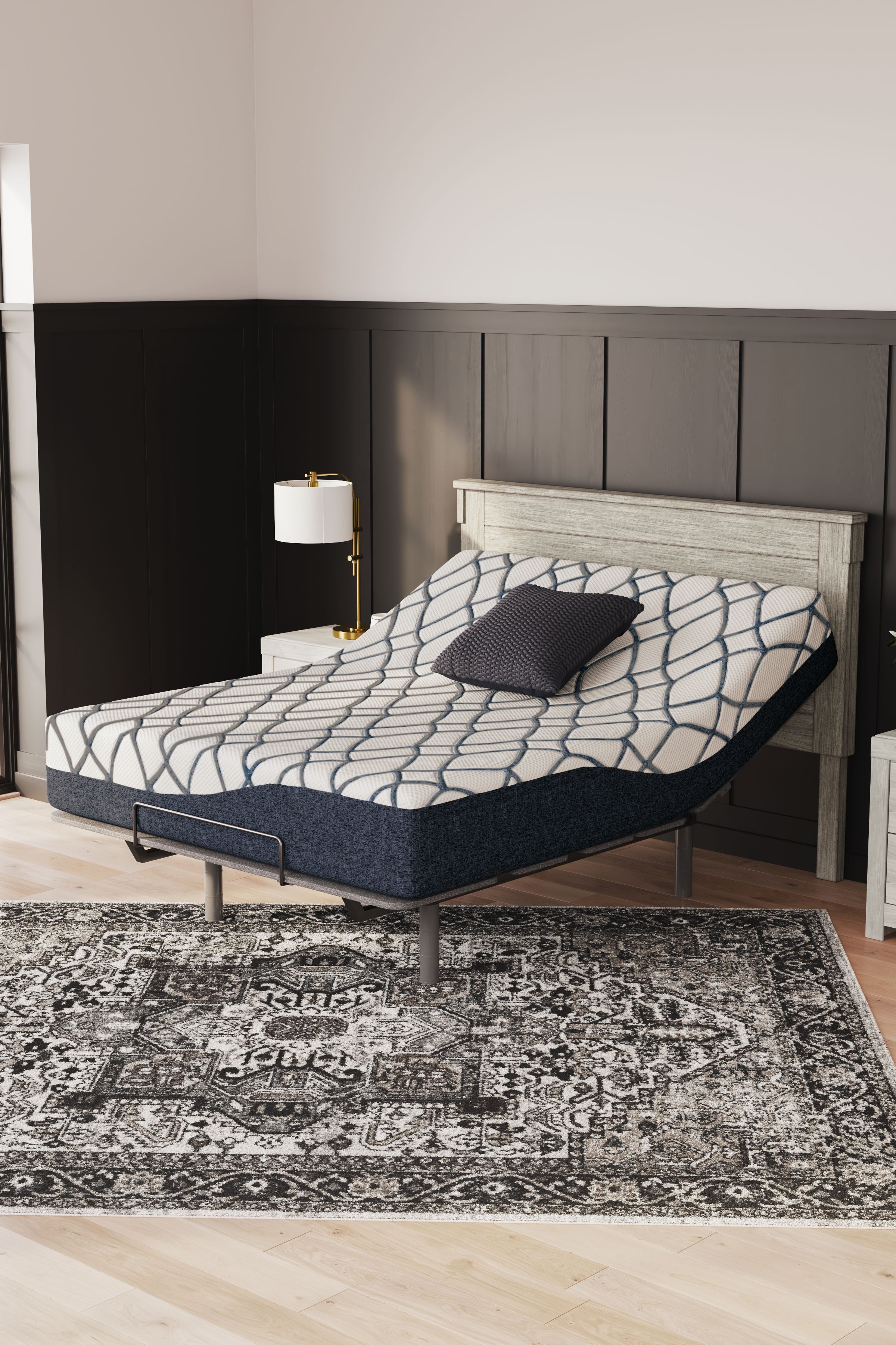 Ashley Furniture 12 Inch Chime Elite 2.0 - Full Mattress - White / Blue - Image 11