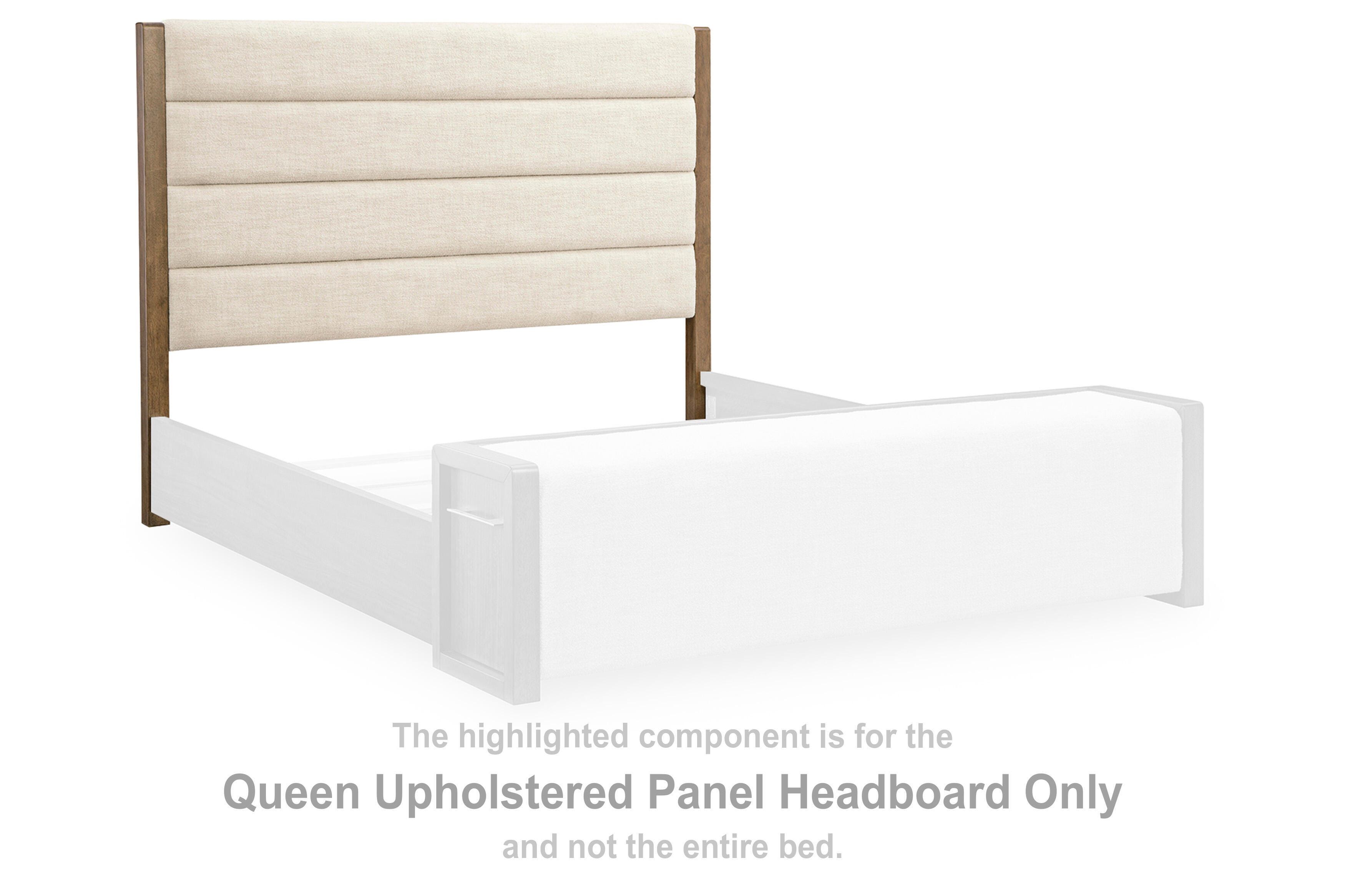 Marxmore – Queen Upholstered Panel Headboard – Brown
