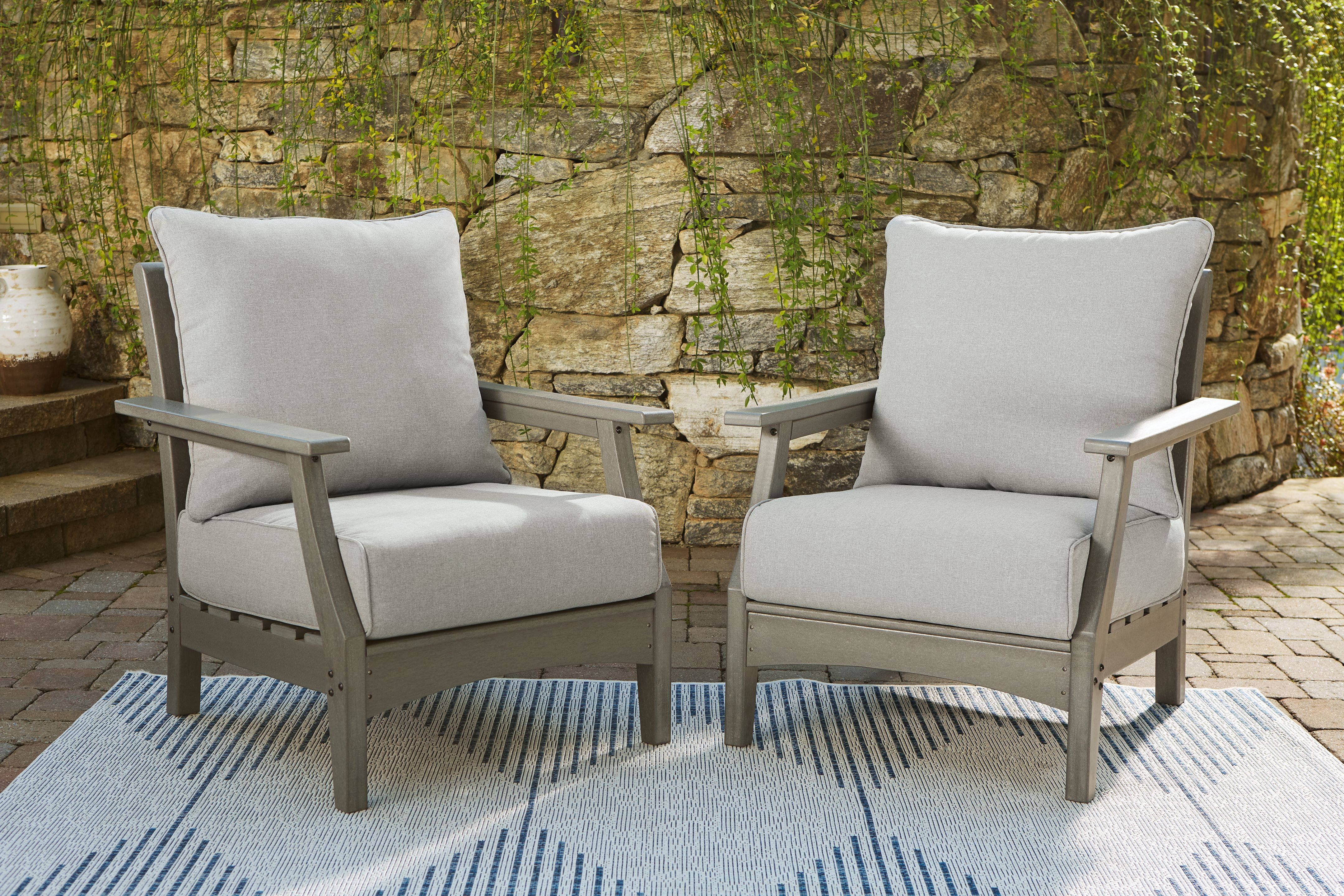 Visola - 5 Pc. - Lounge Set - Gray