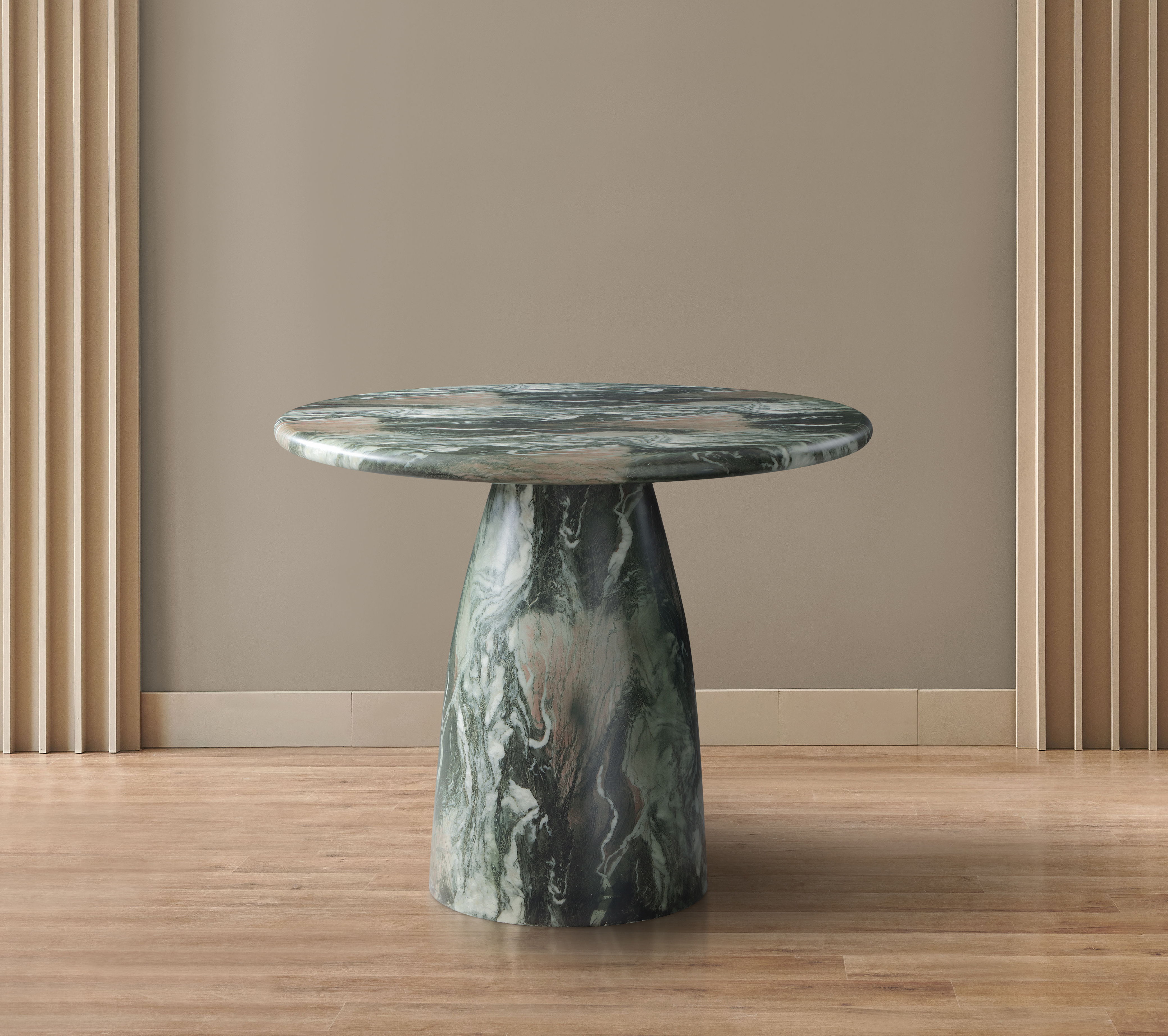 Cosenza - 36" Marble Finish Concrete Dining Table - Green