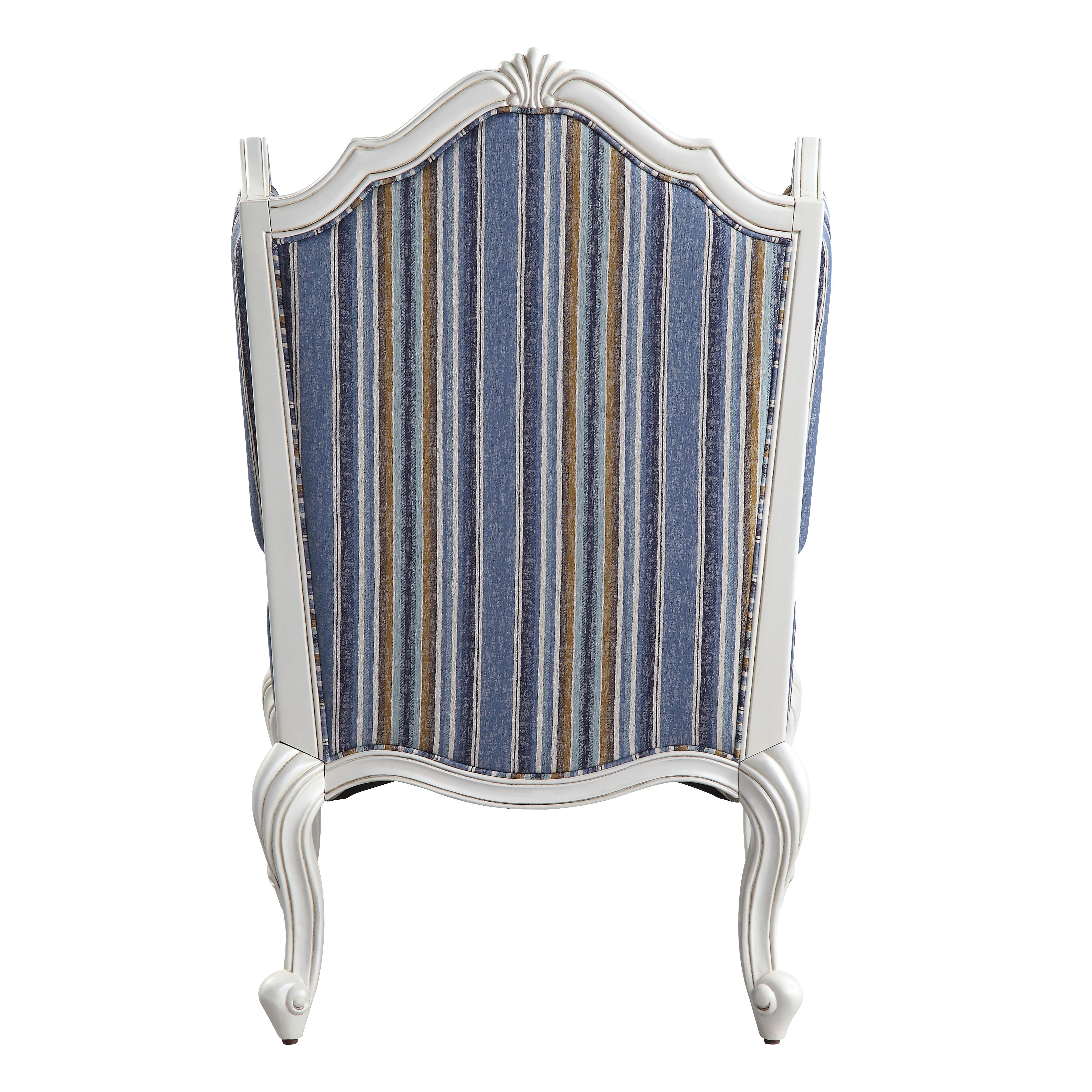 Ciddrenar - Chair With Pillow - Fabric & White, blue, view 3